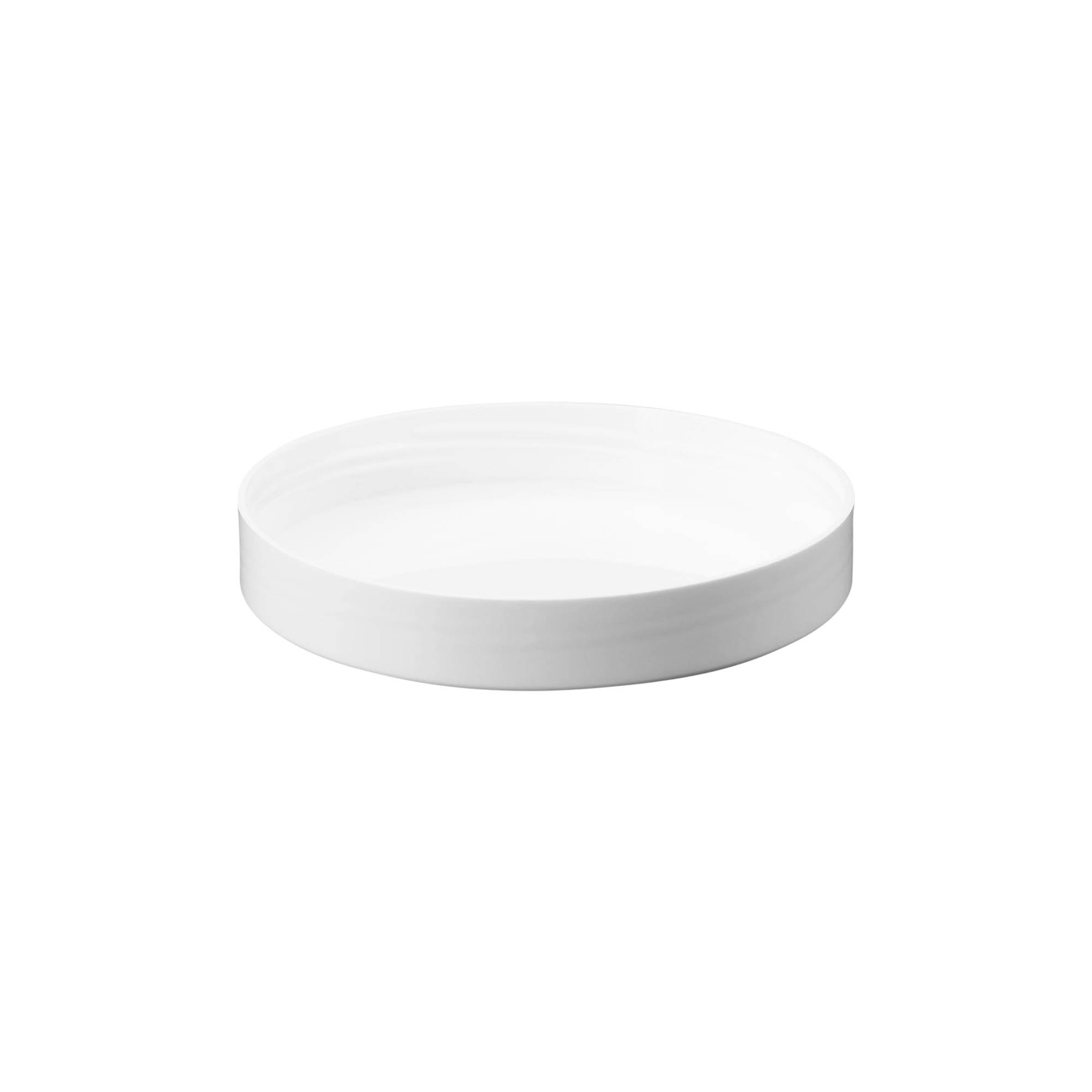 Tampa de rosca 'White Line' 250ml, plástico PP, branco