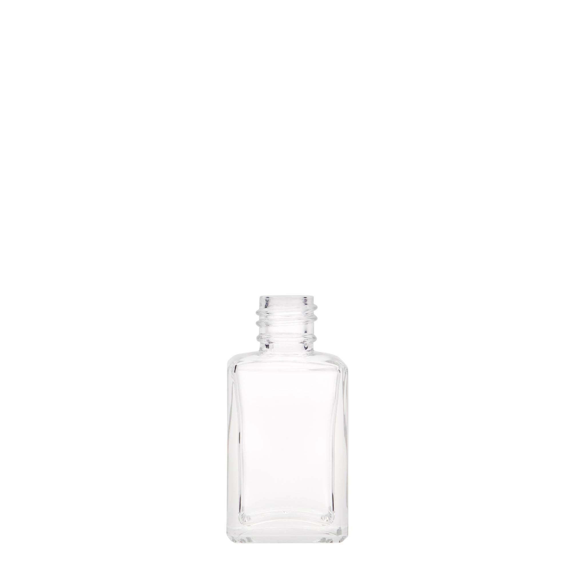 Frasco de vidro de 30 ml 'Tamme', quadrado, boca: PP 18 Frasco de vidro de 30 ml 'Tamme', quadrado, boca: PP 18