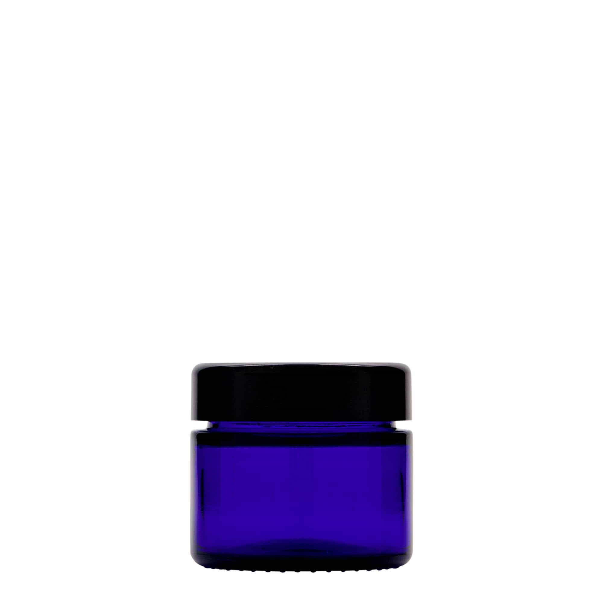 50 ml frasco 'Blue Edition', vidro, azul royal, abertura: tampa de rosca