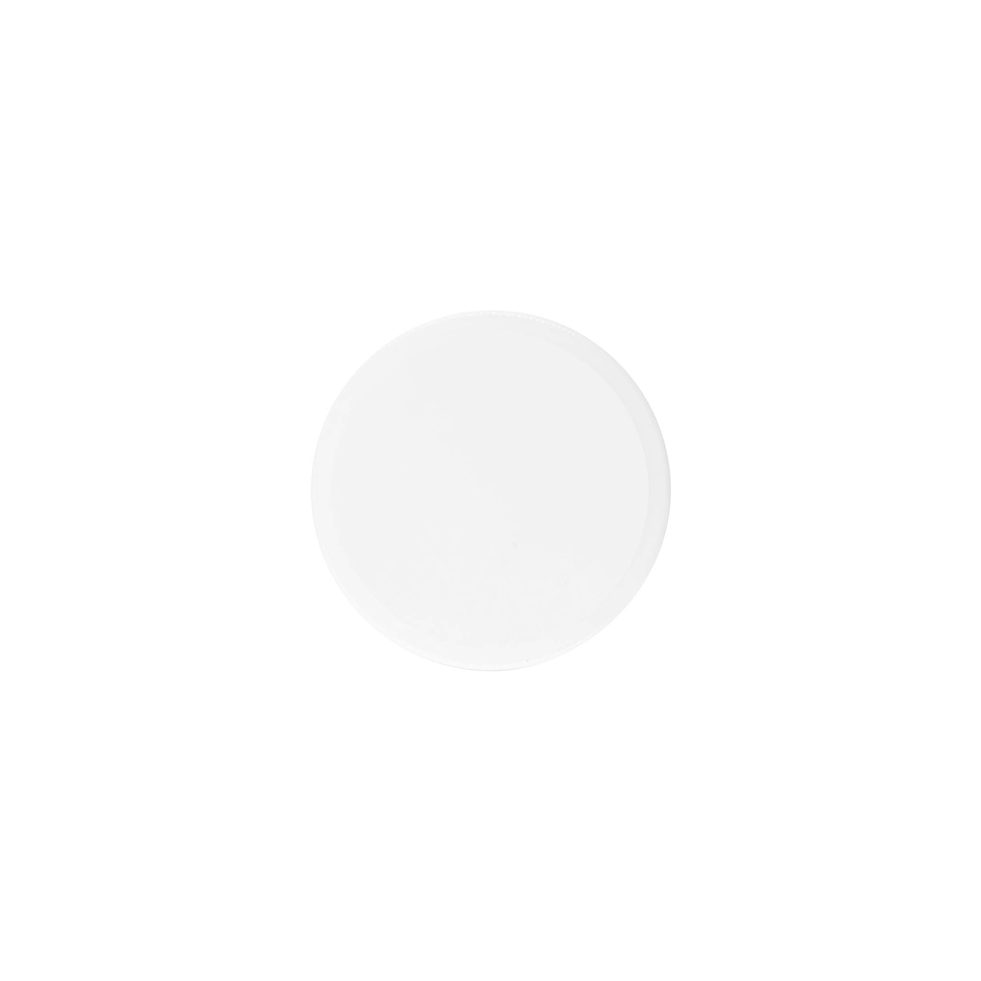 Tampa de rosca 'White Line' 60ml, plástico PP, branco