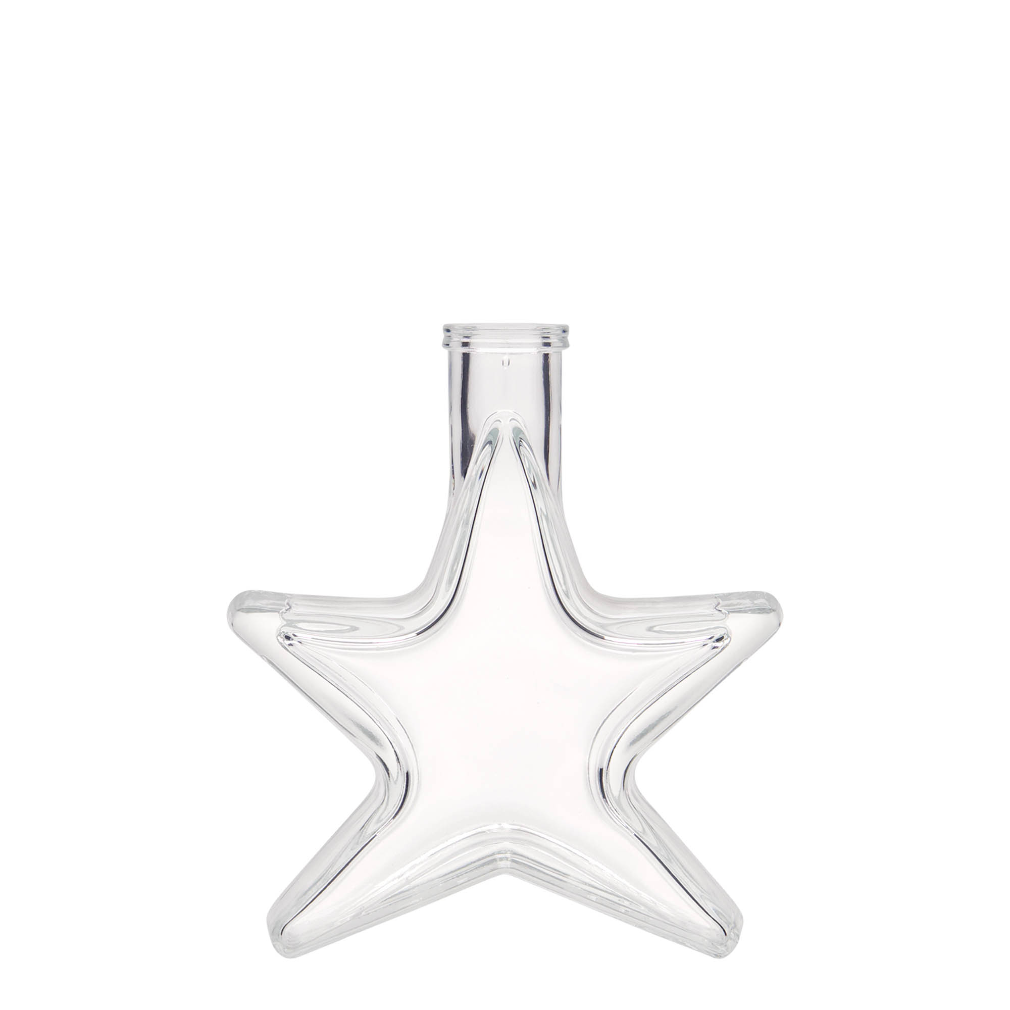 Frasco de vidro de 100 ml 'Estrela', boca: cortiça Frasco de vidro de 100 ml 'Estrela', boca: cortiça