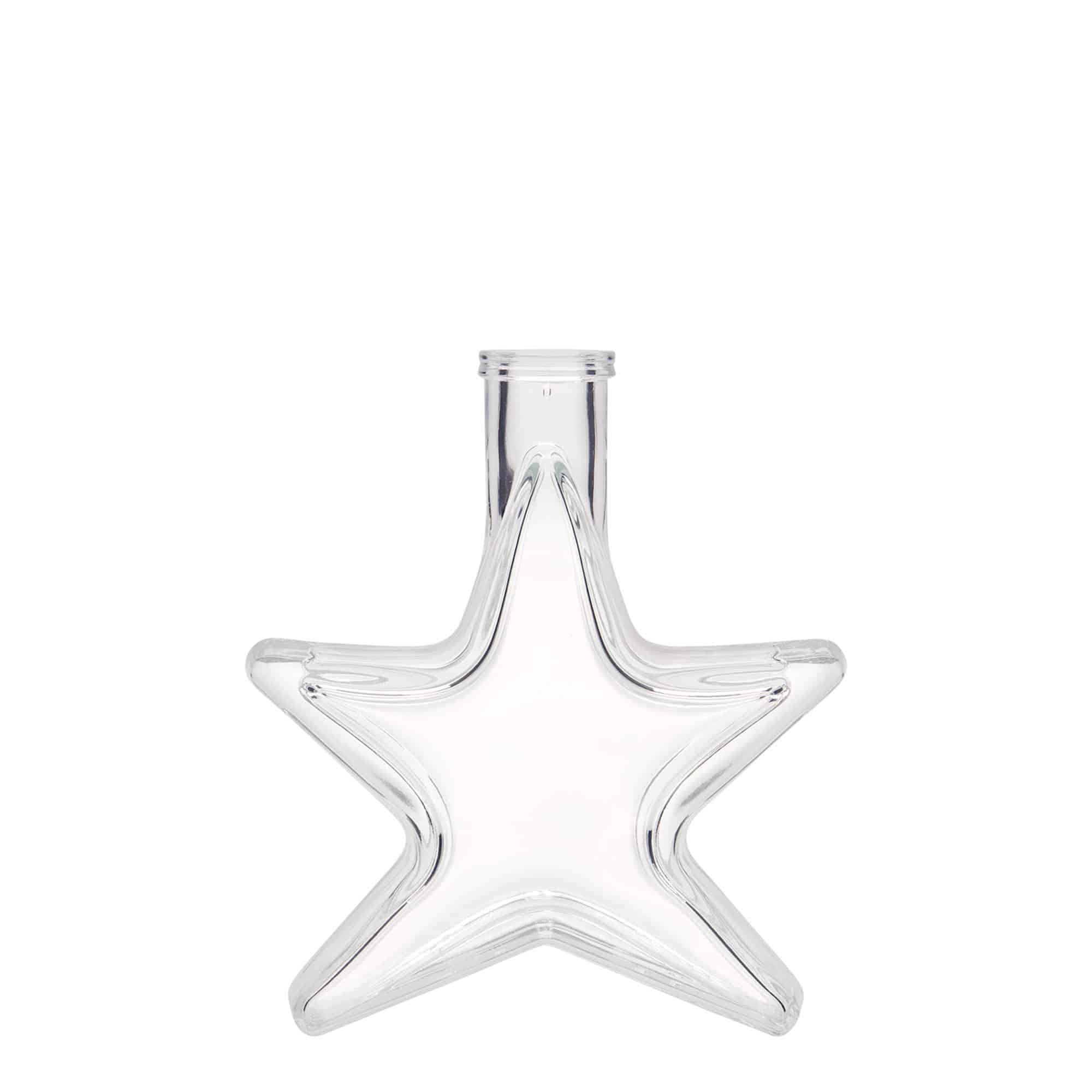 Frasco de vidro de 100 ml 'Estrela', boca: cortiça