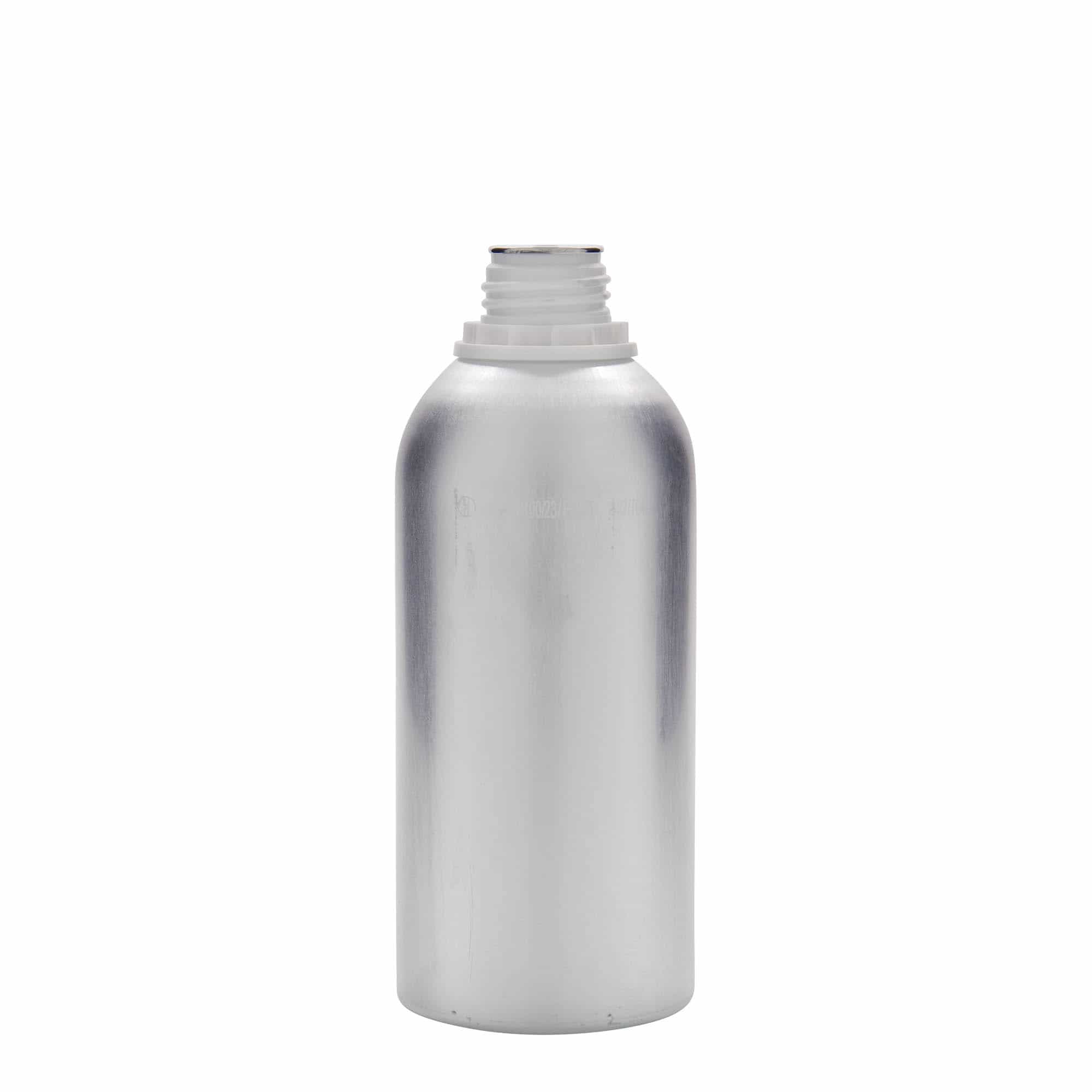 625 ml Garrafa em alumínio, metal, prateado, boca: DIN 32 625 ml Garrafa em alumínio, metal, prateado, boca: DIN 32