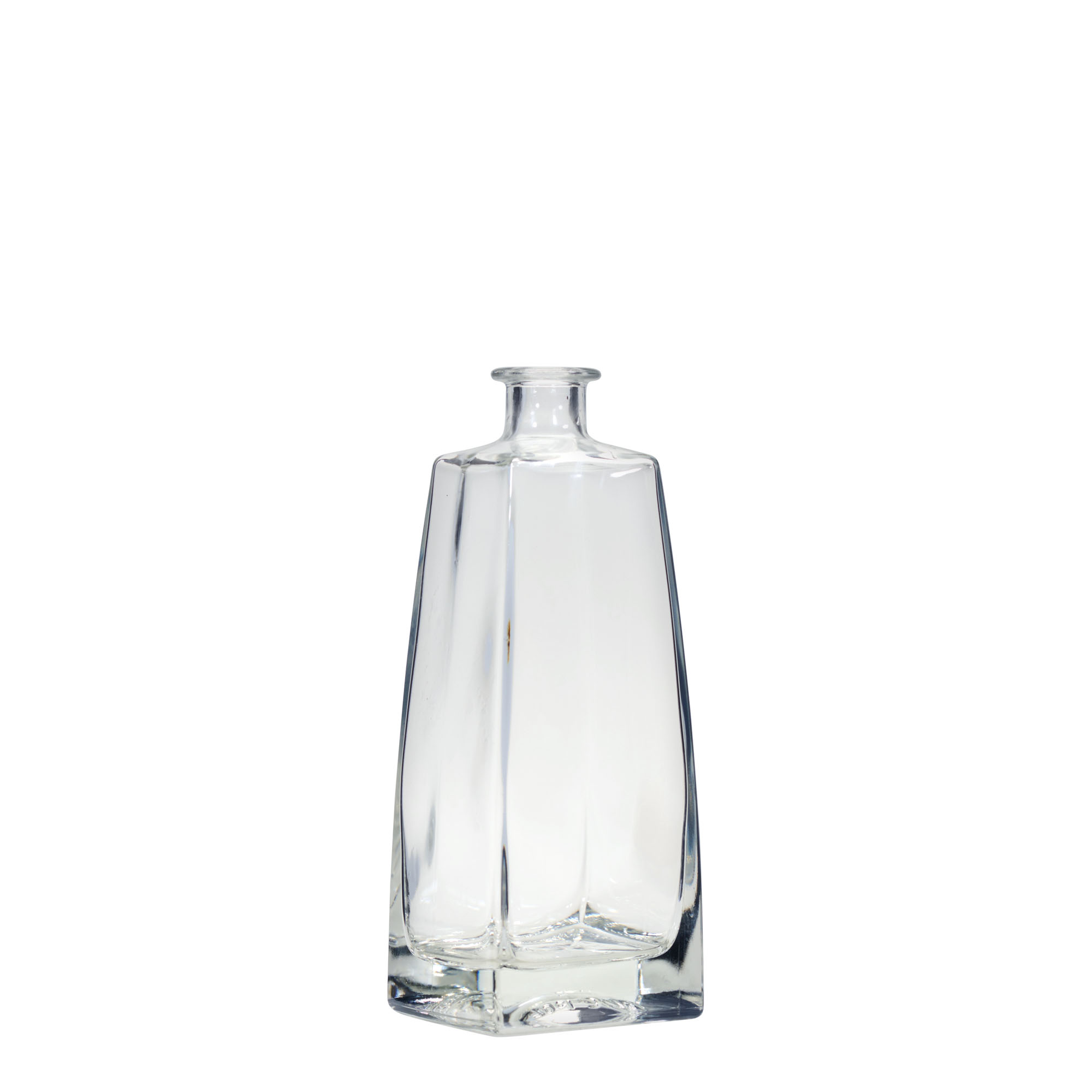 Garrafa de vidro de 700 ml 'Timmy', rectangular, boca: cortiça