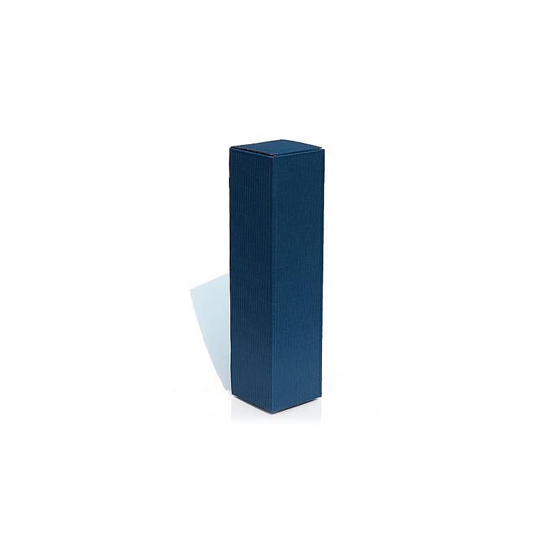 Caixa presente 'Onda', retangular, cartão, azul