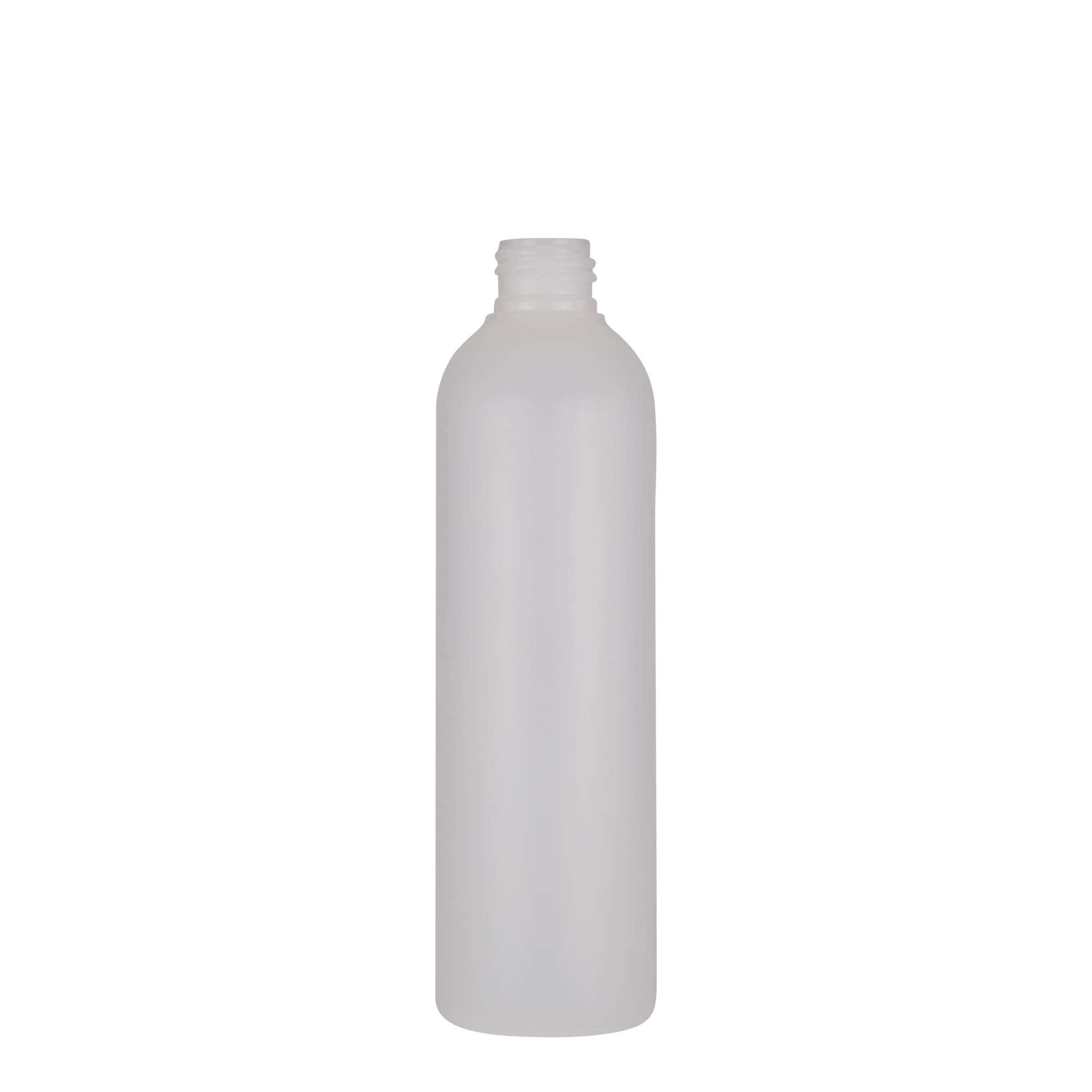Frasco de plástico de 250 ml 'Tuffy', HDPE, natural, gargalo: 24/410