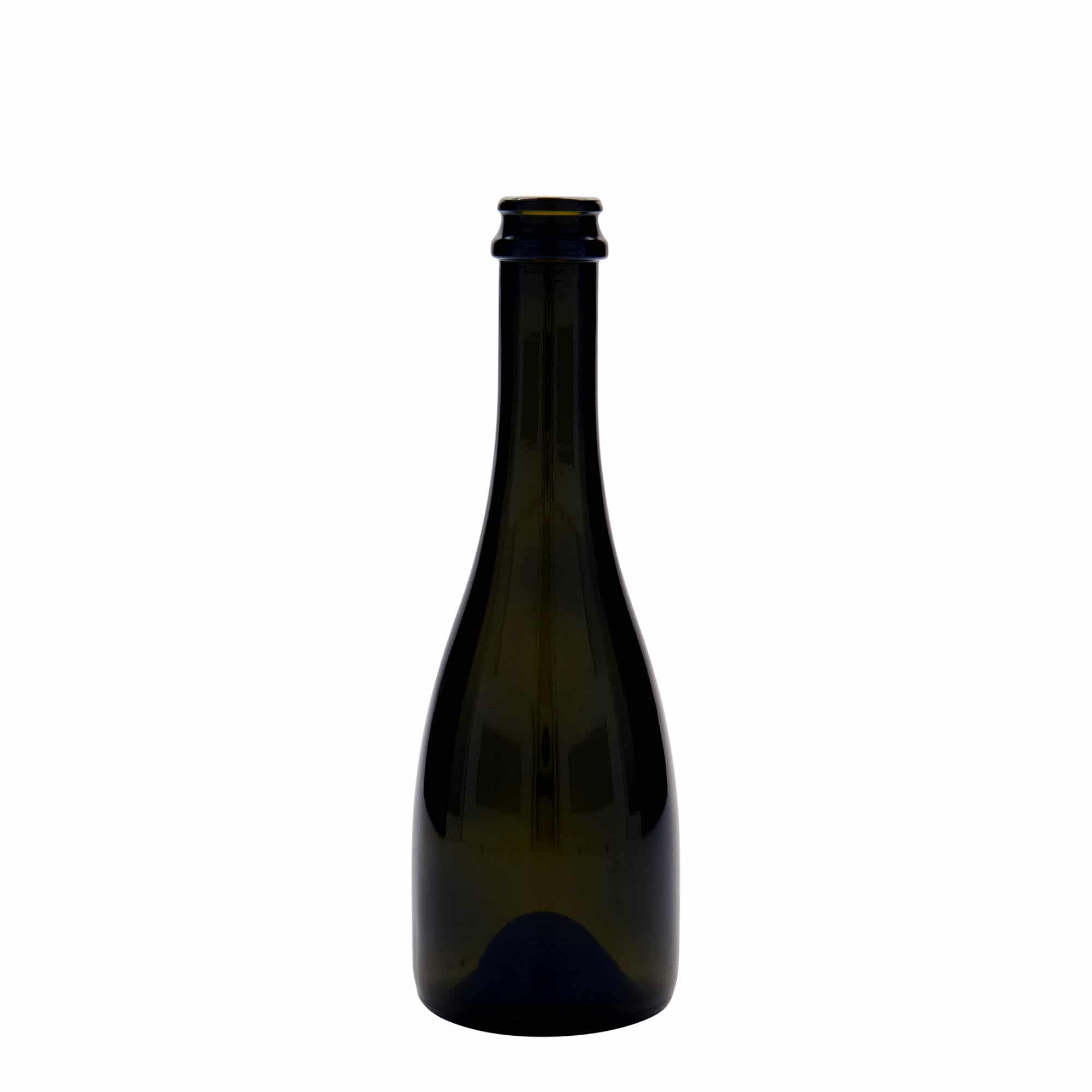330 ml Garrafa de champanhe e de cerveja 'Tosca', vidro, verde antigo, boca: Tampas coroa 330 ml Garrafa de champanhe e de cerveja 'Tosca', vidro, verde antigo, boca: Tampas coroa