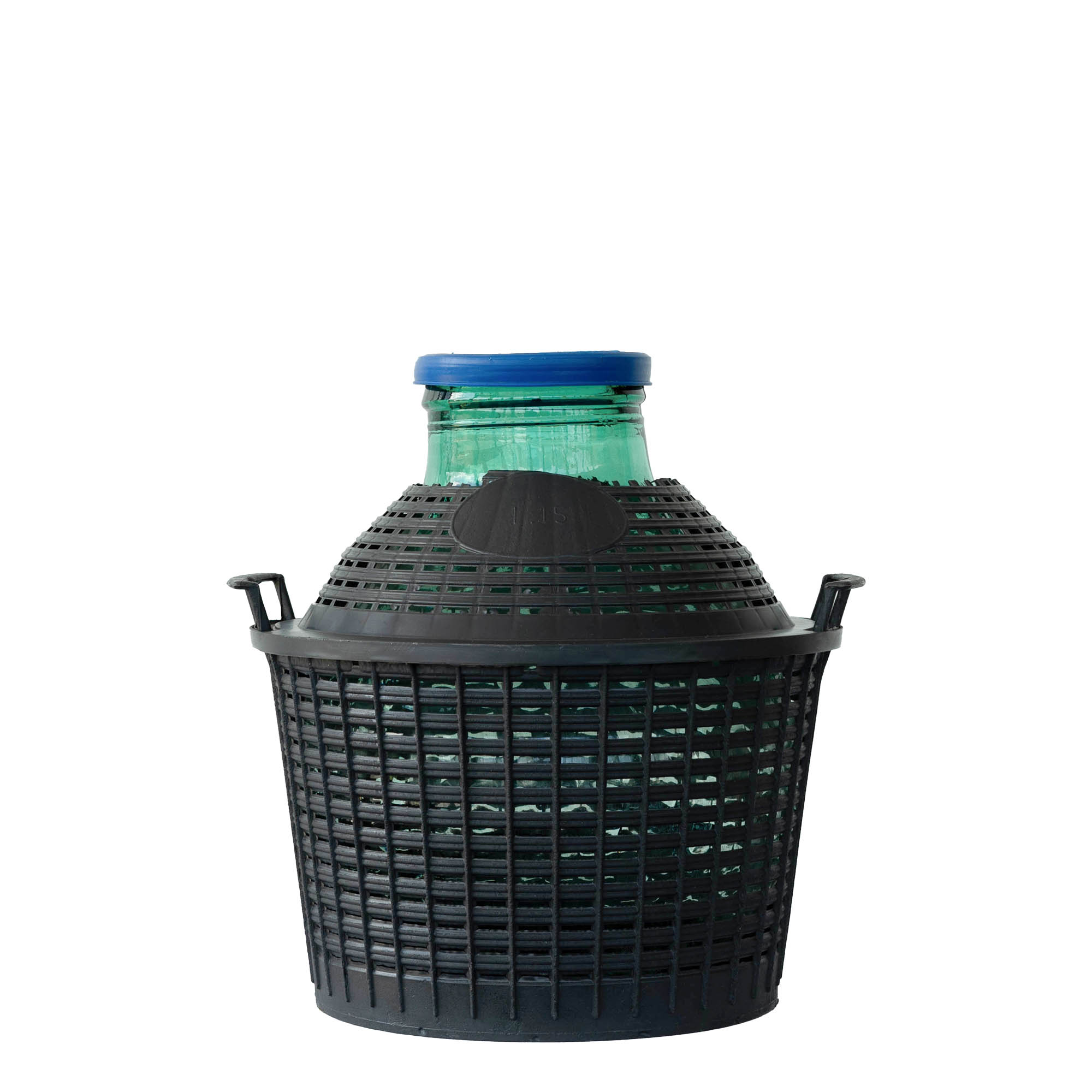 Botija de vidro de 15 l, gargalo largo, boca: tampa de encaixe Botija de vidro de 15 l, gargalo largo, boca: tampa de encaixe