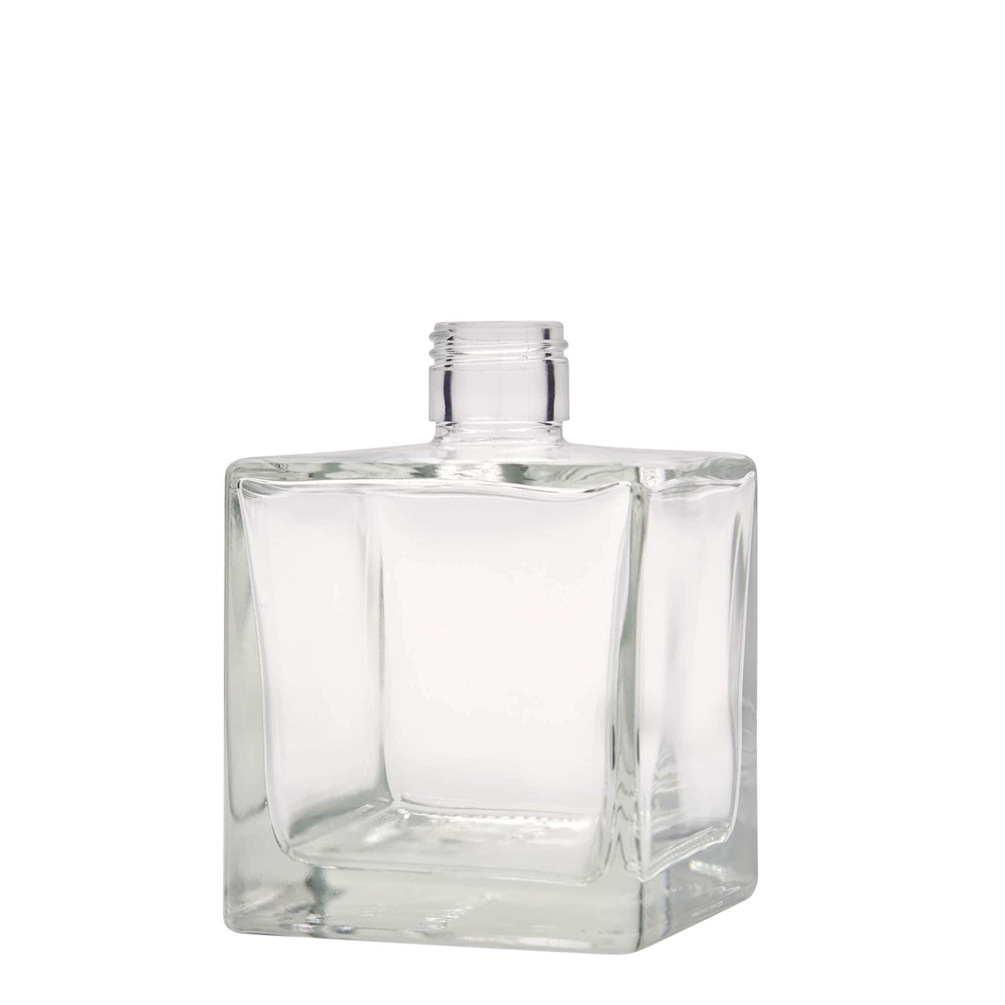 Garrafa de vidro de 500 ml 'Cube', quadrada, boca: PP 31,5