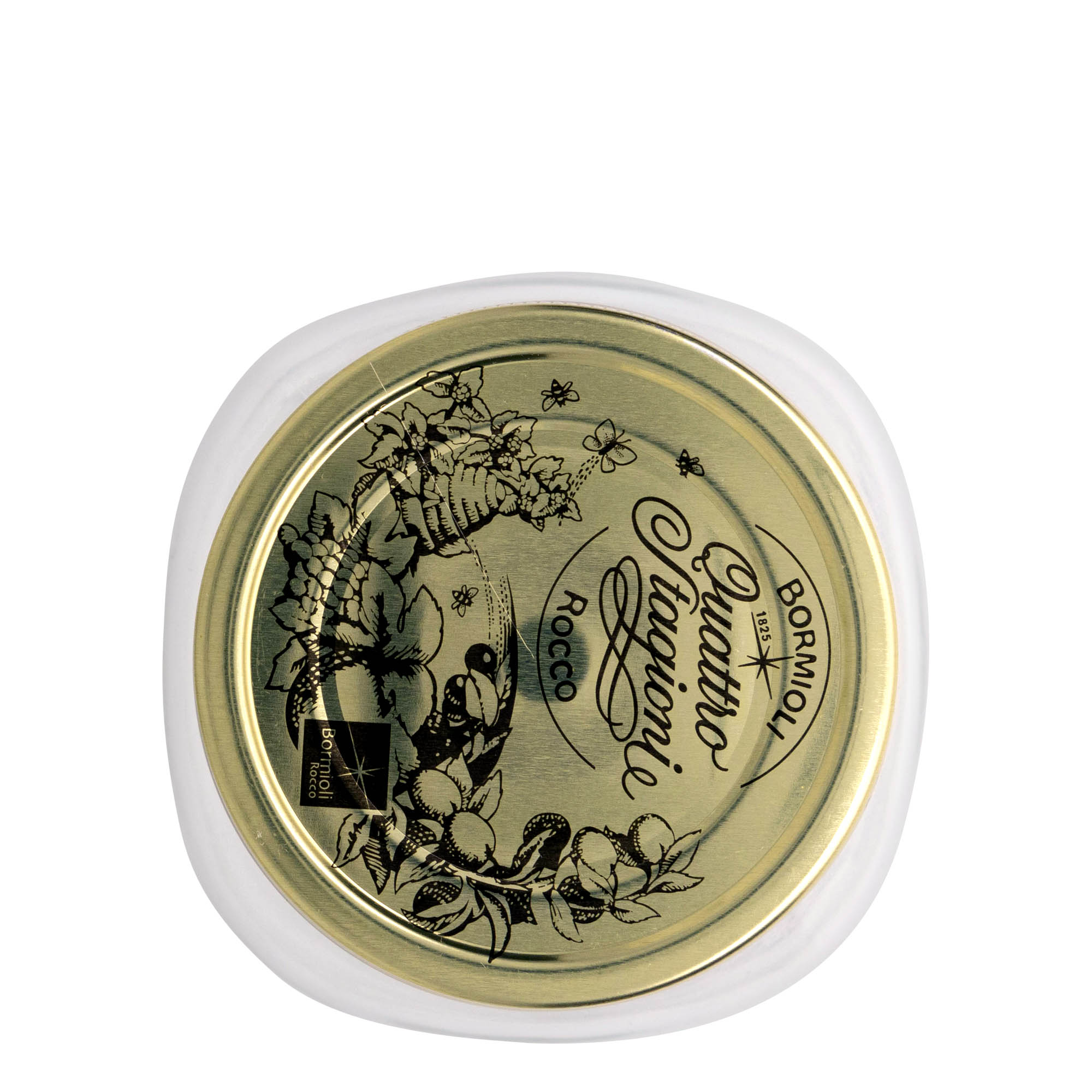 1.000 ml frasco de vidro 'Quattro Stagioni', boca: tampa de rosca