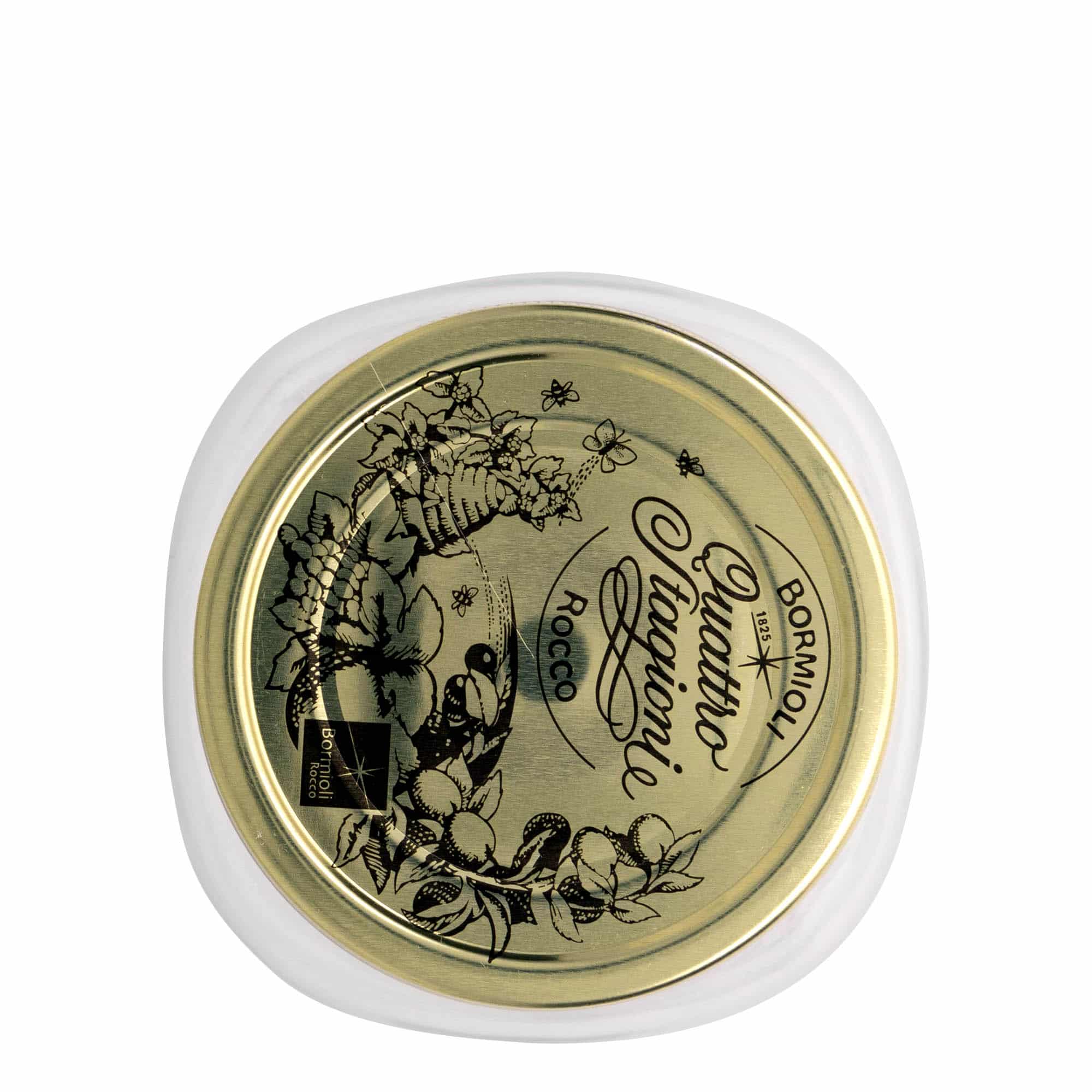 1.000 ml frasco de vidro 'Quattro Stagioni', boca: tampa de rosca 1.000 ml frasco de vidro 'Quattro Stagioni', boca: tampa de rosca