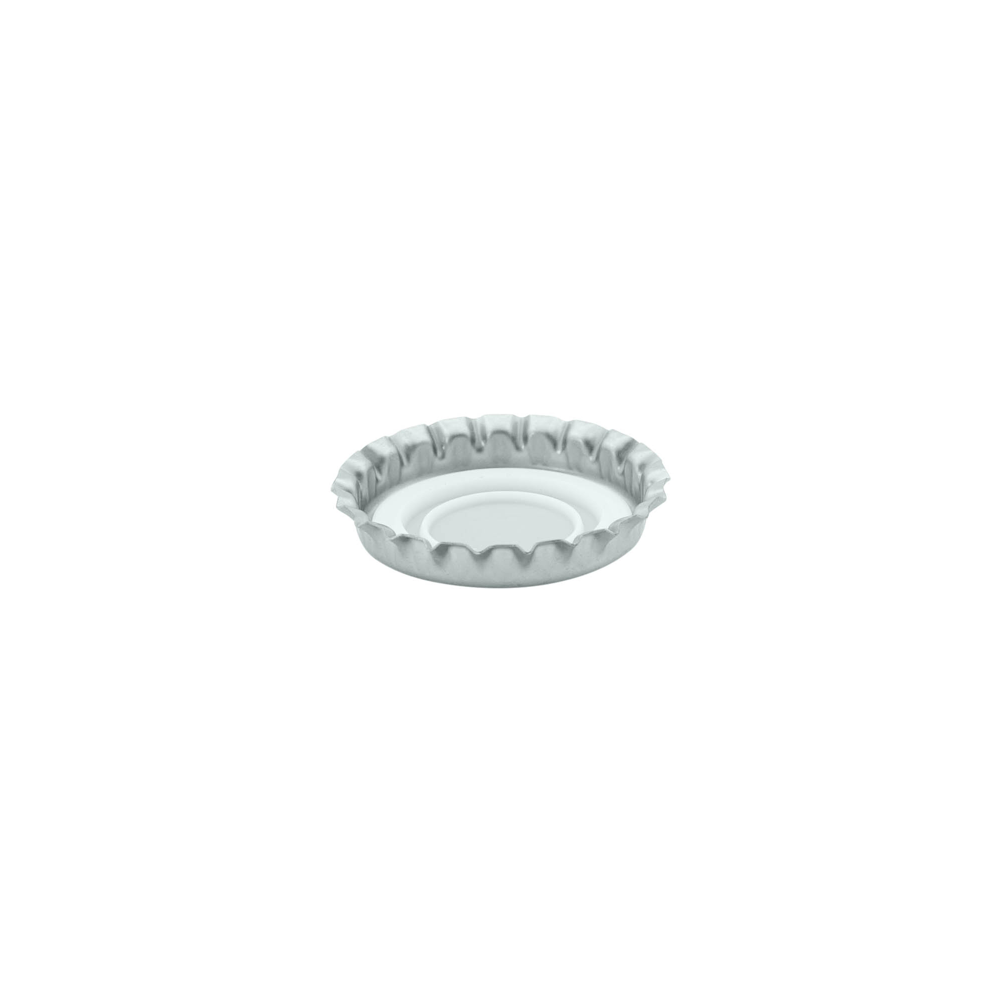 Tampas de garrafa 29 mm, metal, prateado Tampas de garrafa 29 mm, metal, prateado