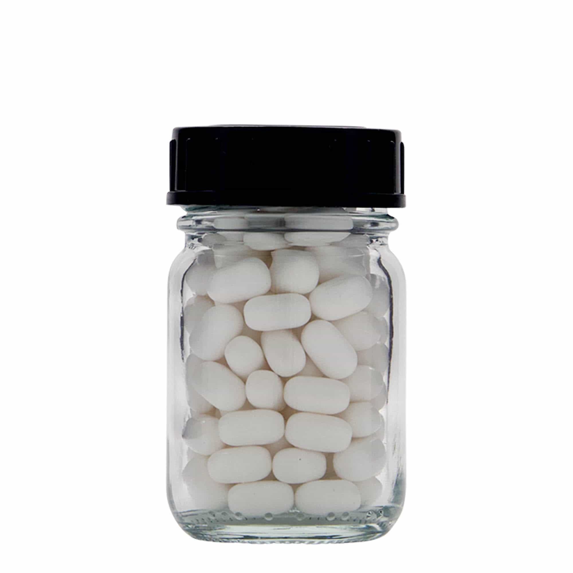 Frasco de boca larga de 50 ml, boca: DIN 40