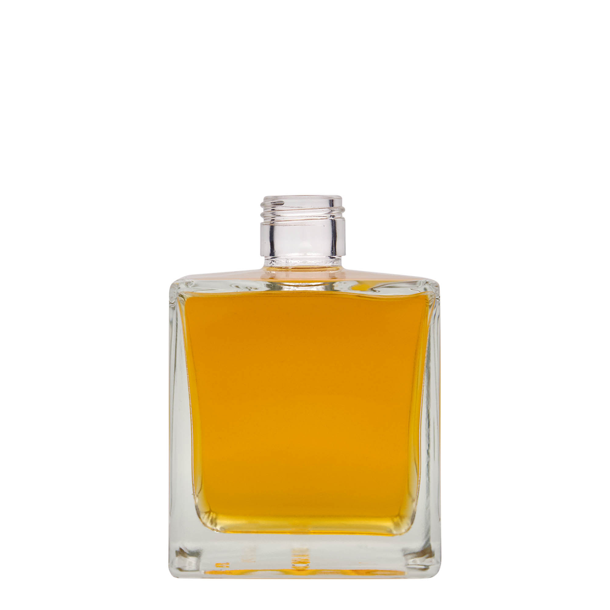 Garrafa de vidro de 500 ml 'Cube', quadrada, boca: PP 31,5 Garrafa de vidro de 500 ml 'Cube', quadrada, boca: PP 31,5