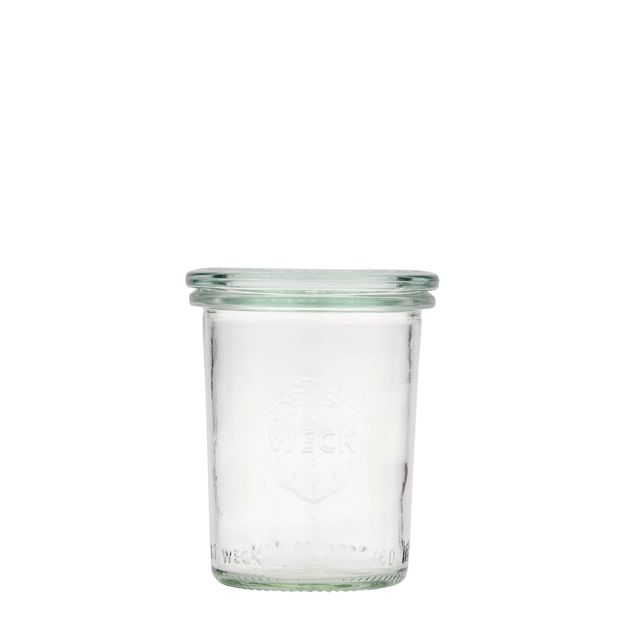 160 ml frasco WECK invertido, boca: borda redonda 160 ml frasco WECK invertido, boca: borda redonda