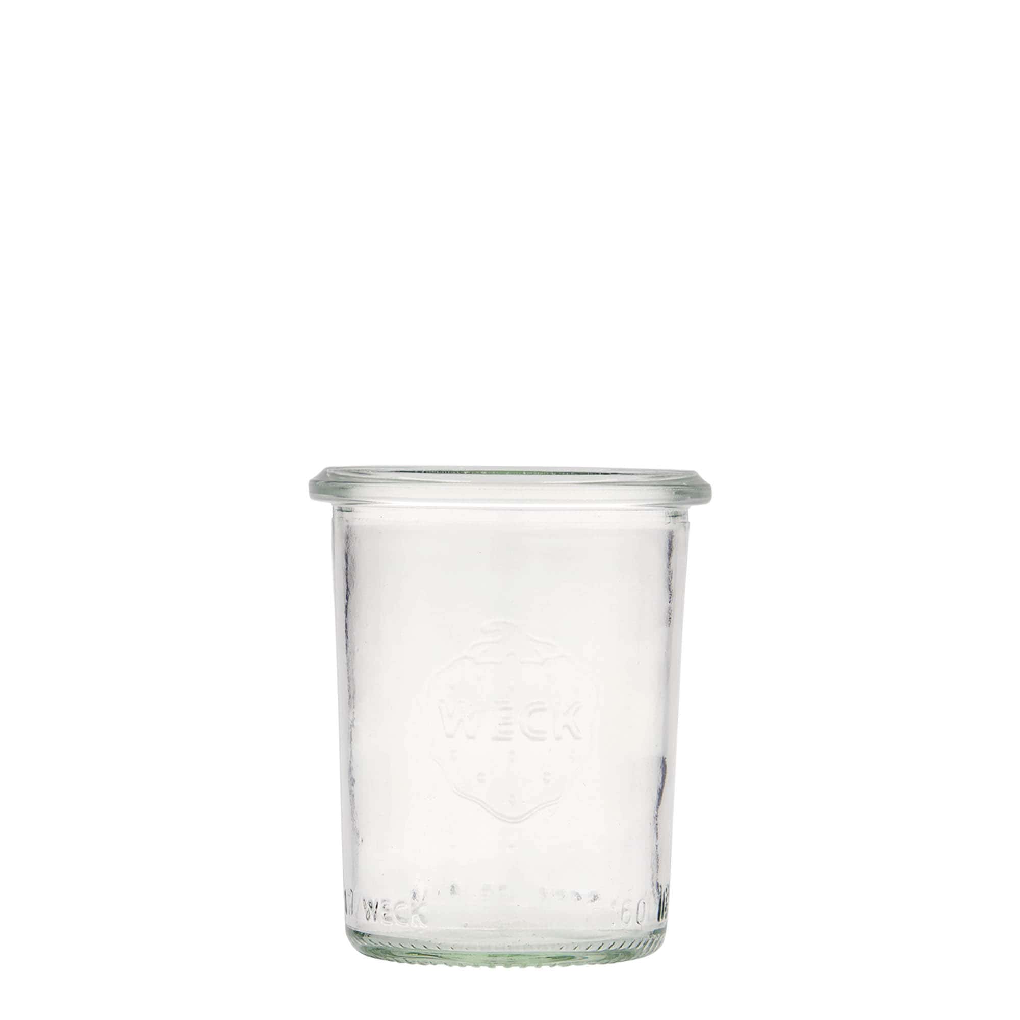 160 ml frasco WECK invertido, boca: borda redonda