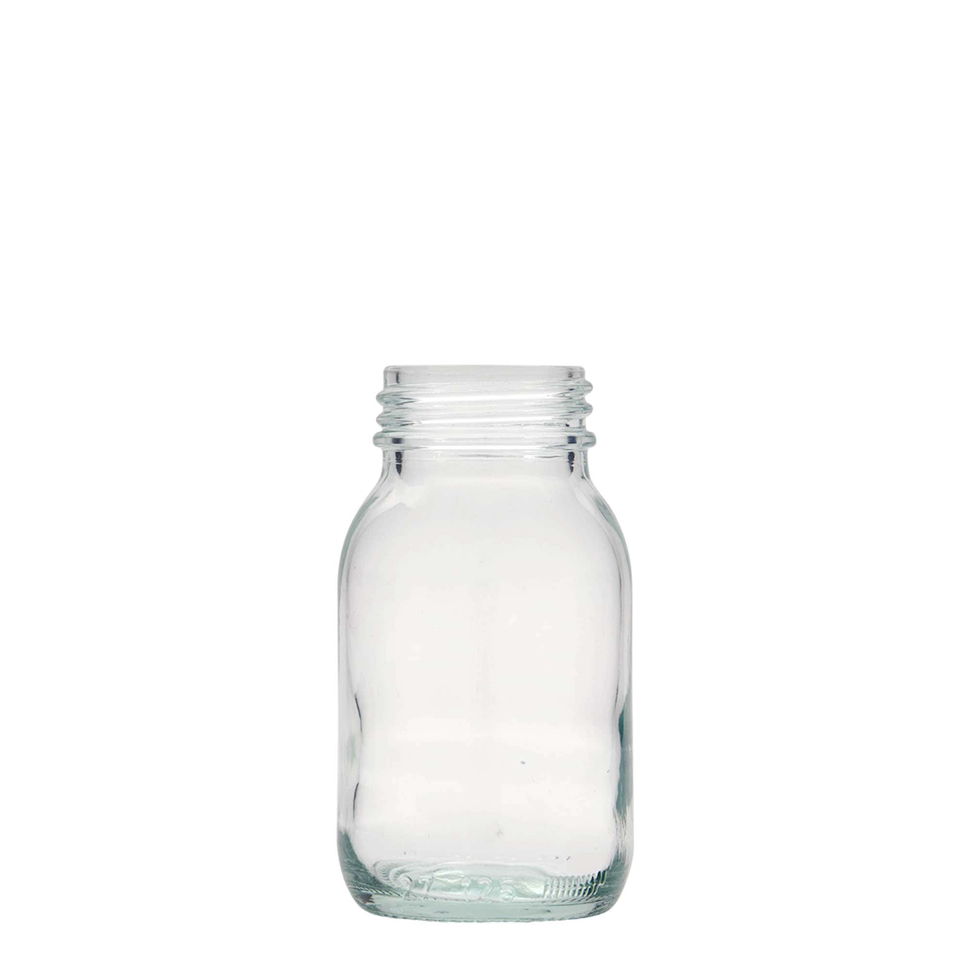 Frasco de boca larga de 125 ml, boca: DIN 40