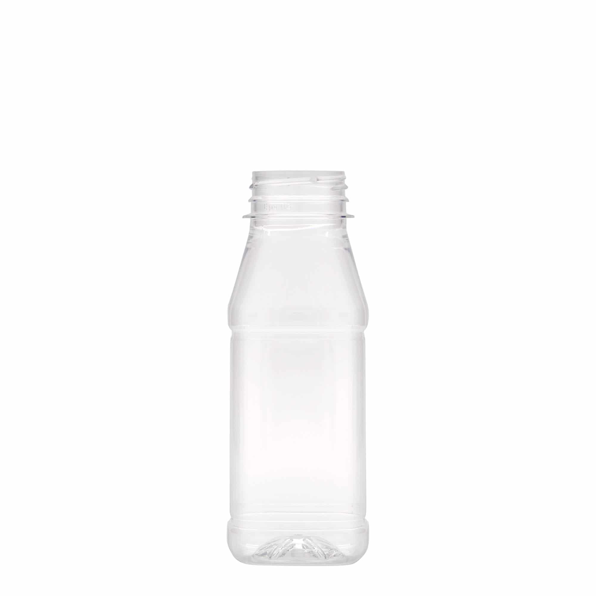 250 ml Garrafa PET 'Milk and Juice Carré',quadrada, plástico, boca: 38 mm 250 ml Garrafa PET 'Milk and Juice Carré',quadrada, plástico, boca: 38 mm