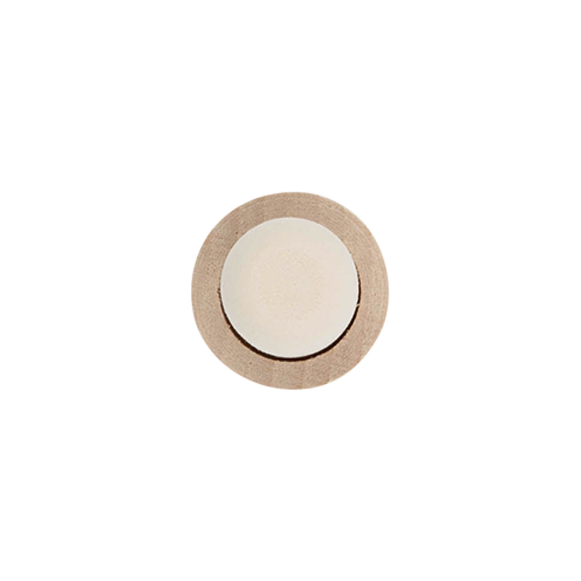 Rolha de pega 19 mm, madeira/plástico, para boca: cortiça