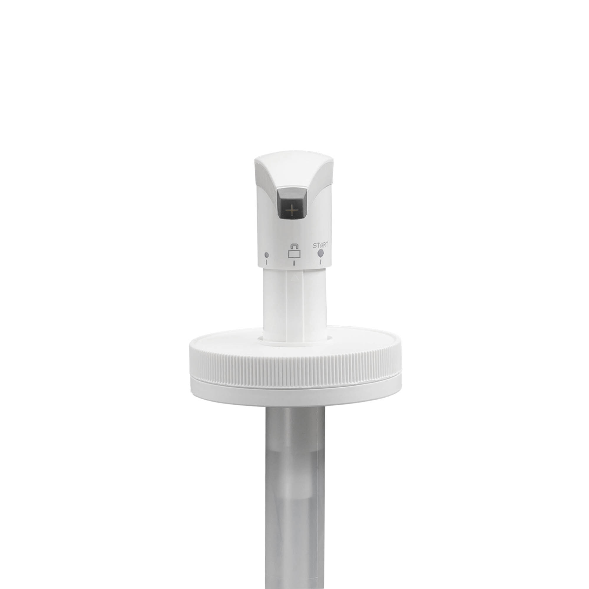 Bomba doseadora para 655 ml 'Securibox', plástico PE, branco, para bocal: tampa de rosca Bomba doseadora para 655 ml 'Securibox', plástico PE, branco, para bocal: tampa de rosca