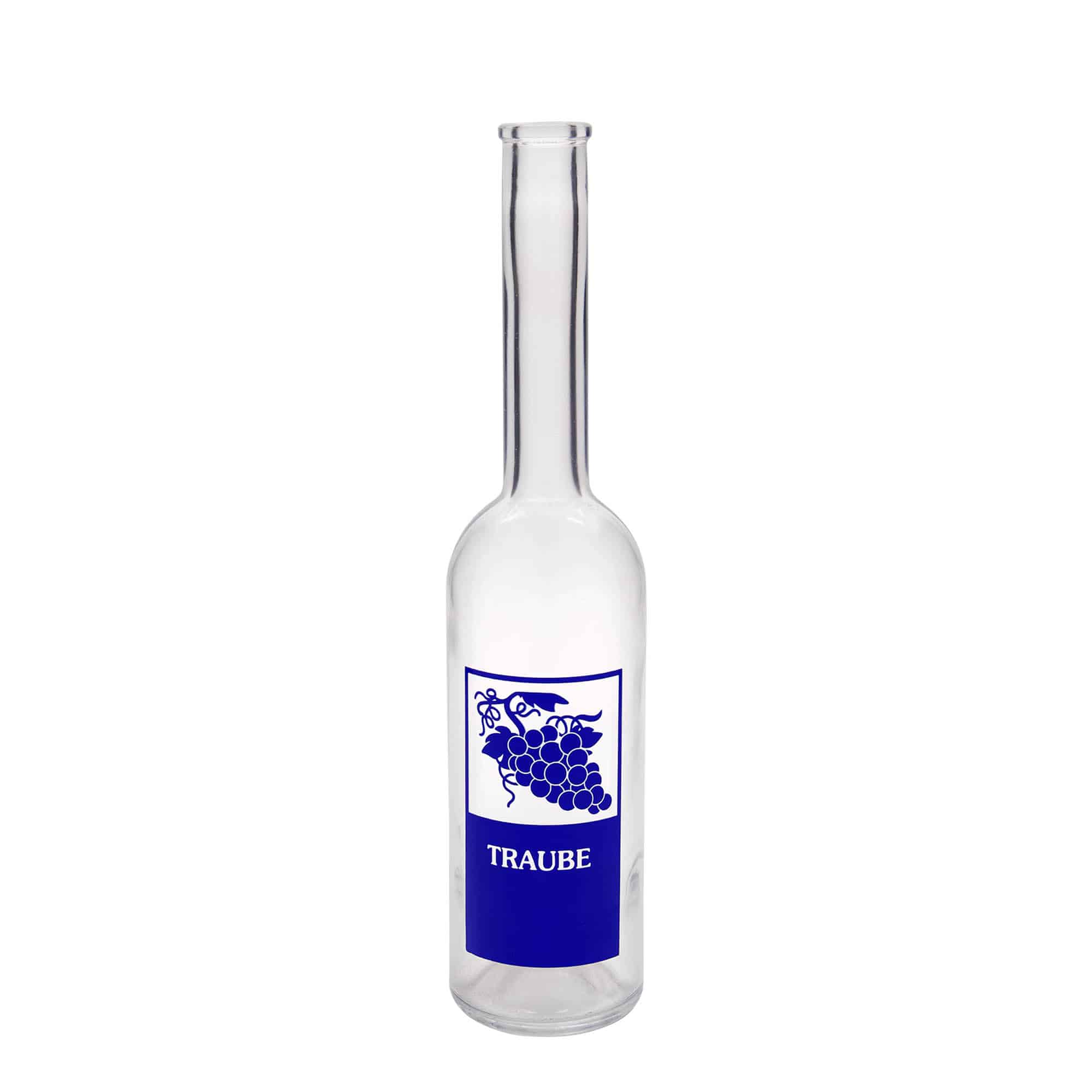 Garrafa de vidro de 500 ml 'Opera', motivo: uva, boca: cortiça Garrafa de vidro de 500 ml 'Opera', motivo: uva, boca: cortiça
