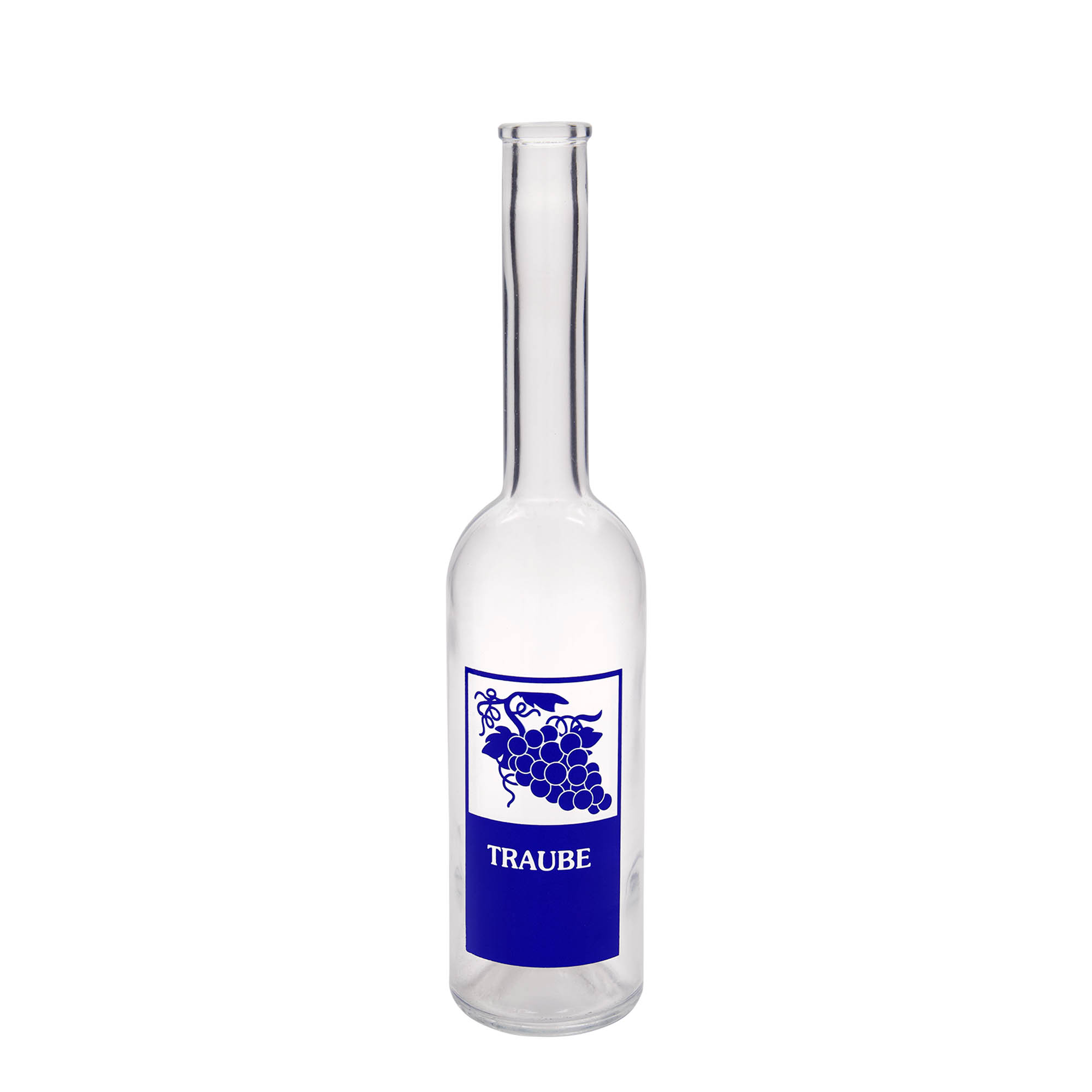 Garrafa de vidro de 500 ml 'Opera', motivo: uva, boca: cortiça Garrafa de vidro de 500 ml 'Opera', motivo: uva, boca: cortiça