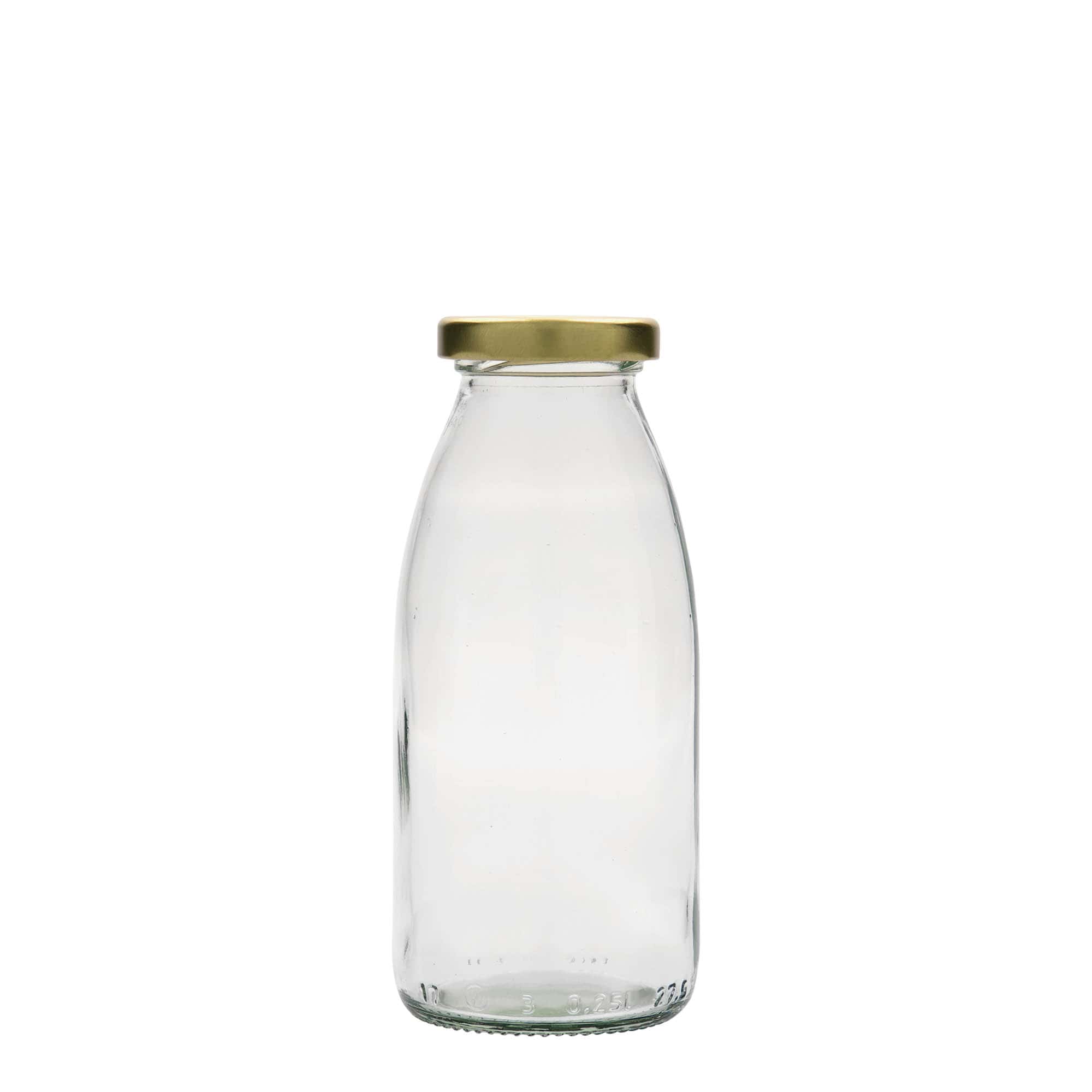 Garrafa de vidro de 250 ml Vroni, Boca: Twist-Off (TO 43)