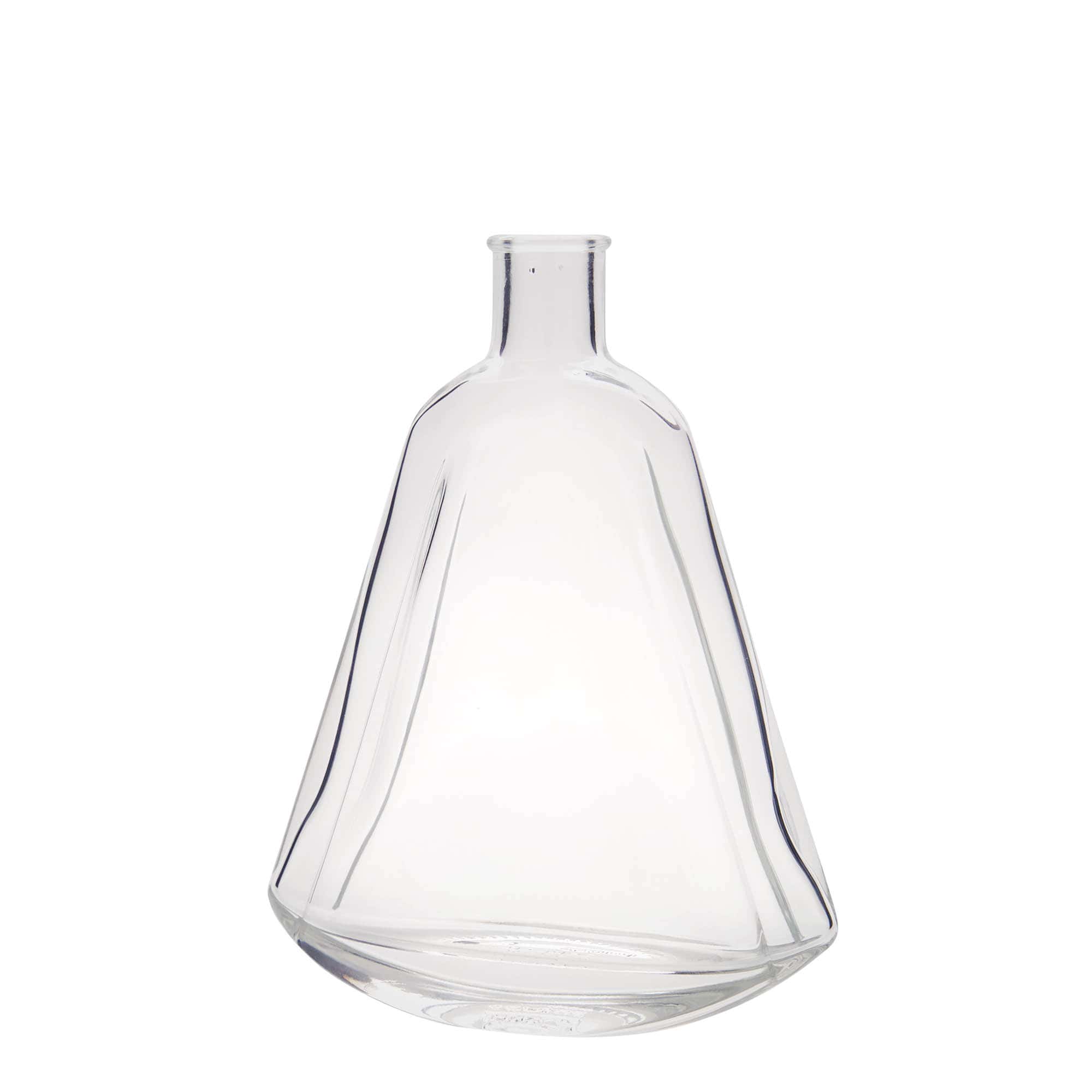 350 ml Garrafa de vidro 'Maurizio', oval, boca: Cortiça