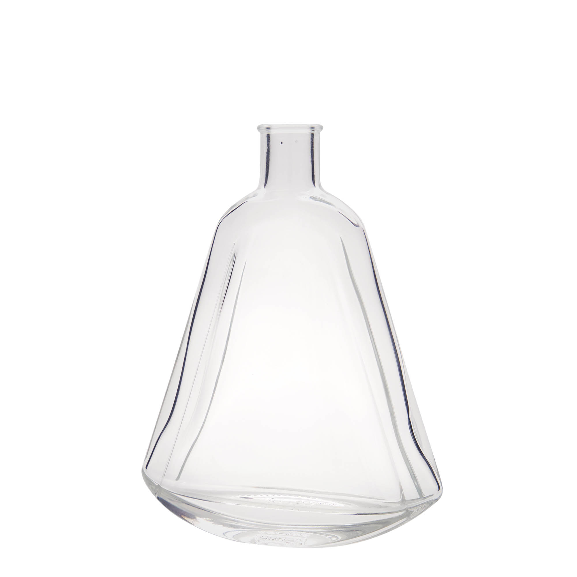 Frasco de vidro de 350 ml 'Maurizio', oval, boca: cortiça Frasco de vidro de 350 ml 'Maurizio', oval, boca: cortiça