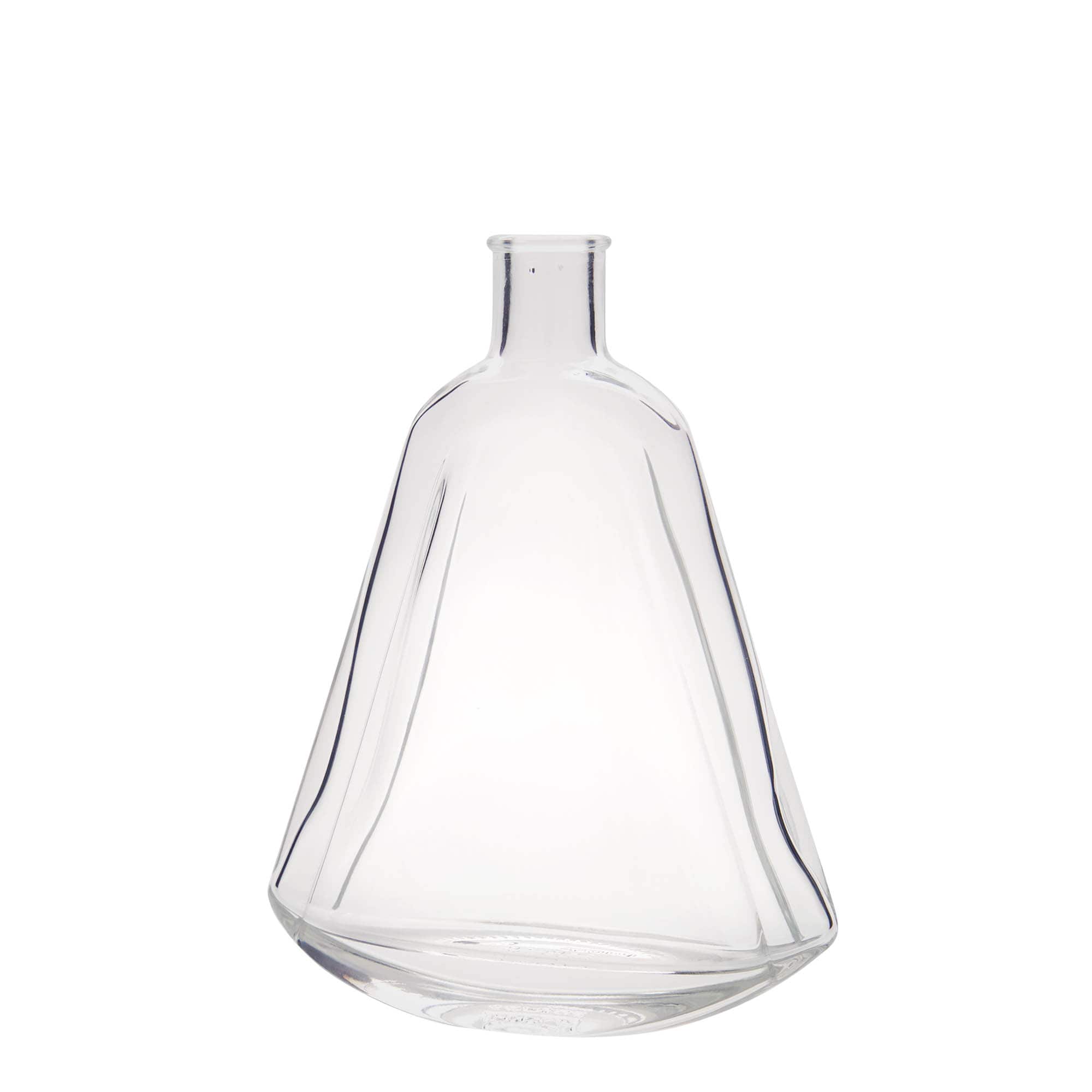 Frasco de vidro de 350 ml 'Maurizio', oval, boca: cortiça