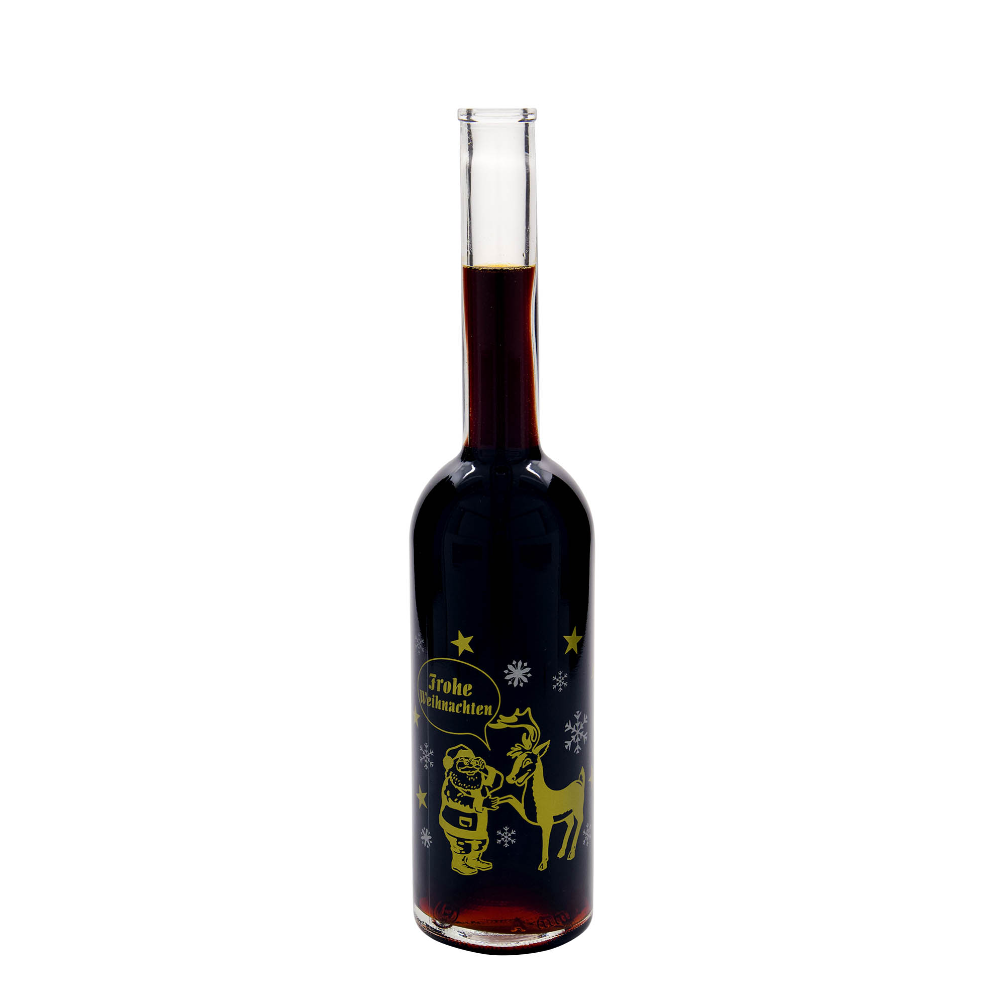 Garrafa de vidro de 500 ml 'Ópera', motivo: Fogo de artifício, boca: cortiça