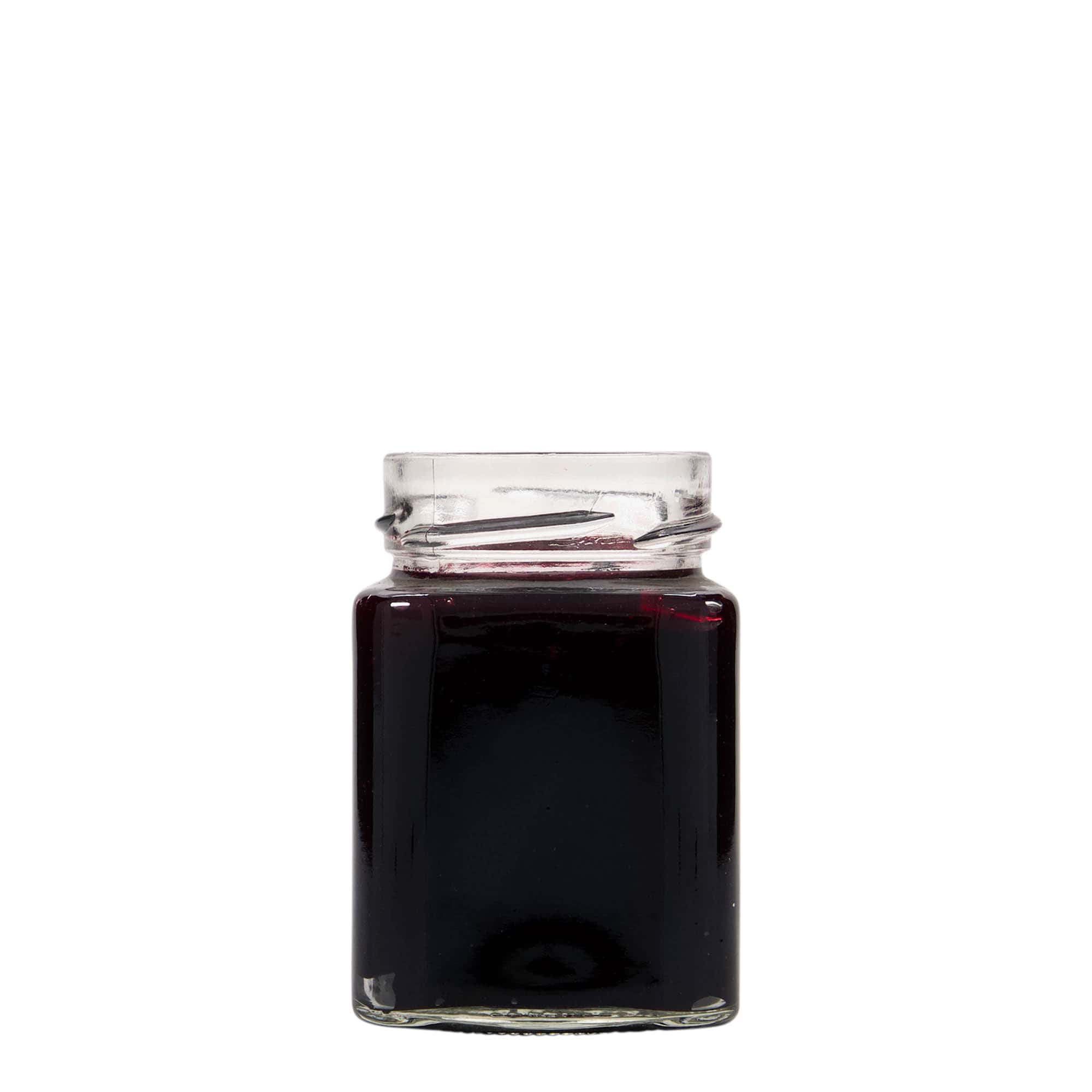 212 ml Frasco quadrado 'Funny', Boca: Deep-Twist-Off (DTO 58)