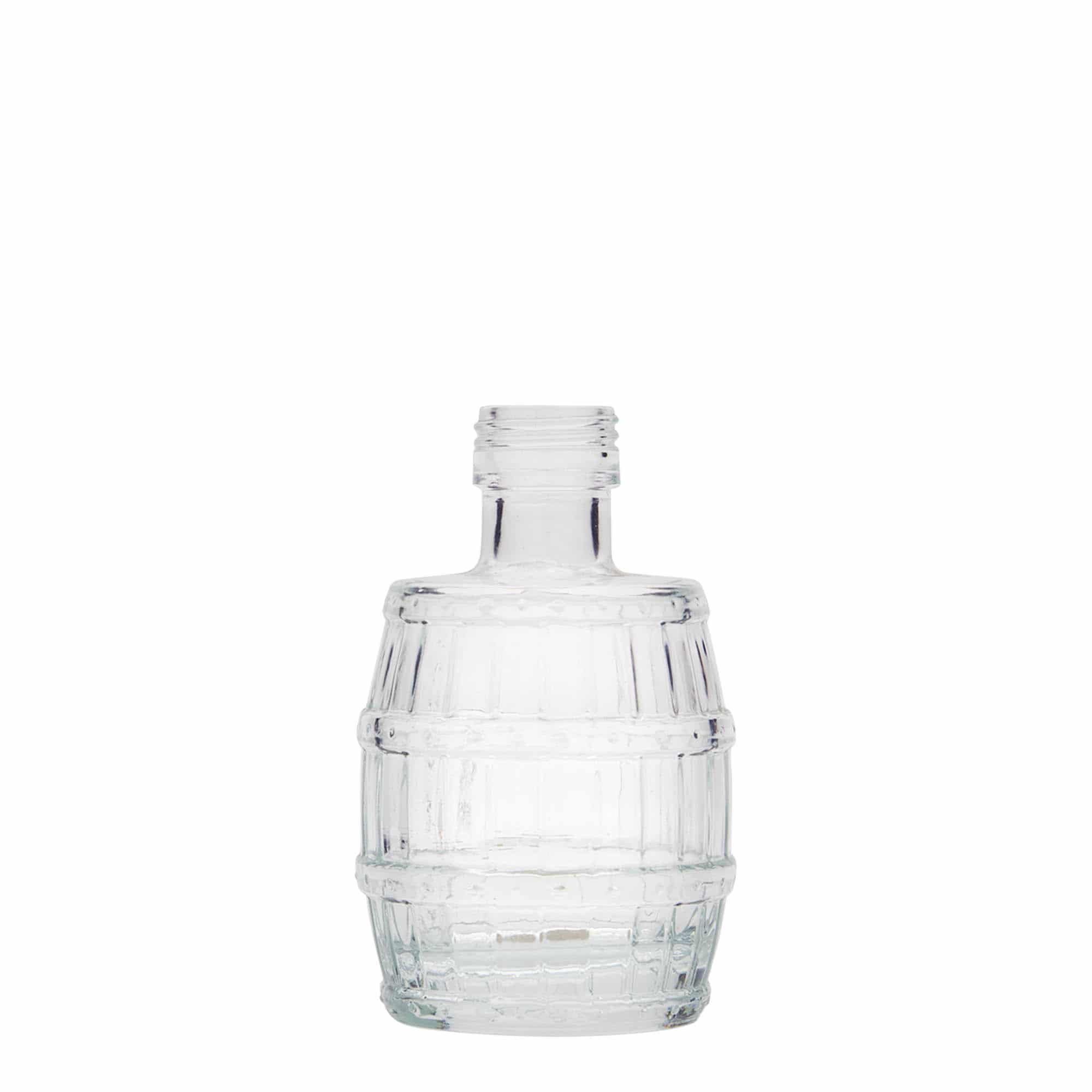 100 ml Garrafa de vidro 'Fass', boca: PP 24 100 ml Garrafa de vidro 'Fass', boca: PP 24