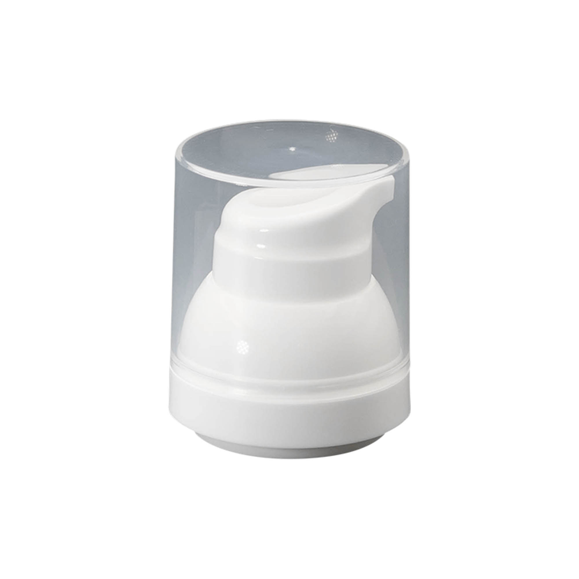 Cabeça de bomba dispensadora airless 'Mezzo', plástico PP, branco Cabeça de bomba dispensadora airless 'Mezzo', plástico PP, branco