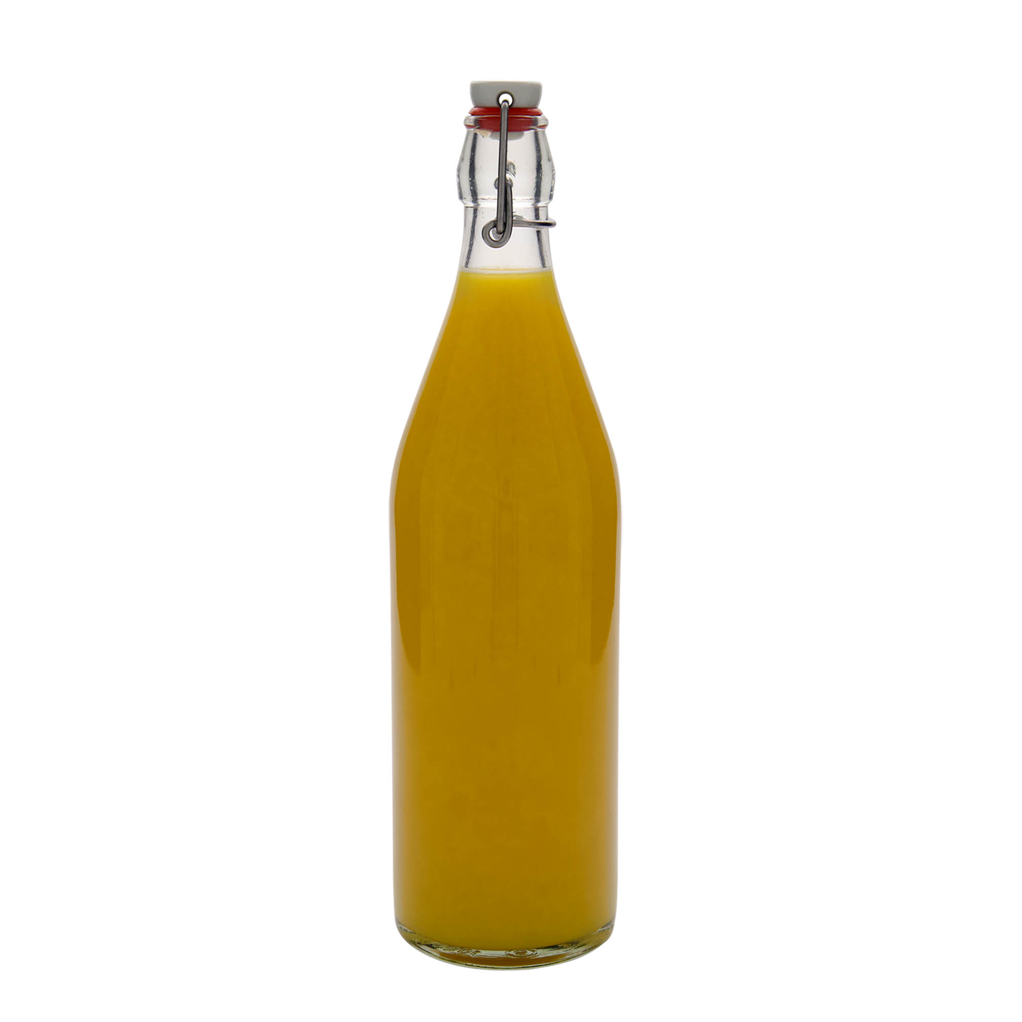Garrafa de vidro de 1.000 ml 'Giara', boca: fecho de alavanca Garrafa de vidro de 1.000 ml 'Giara', boca: fecho de alavanca