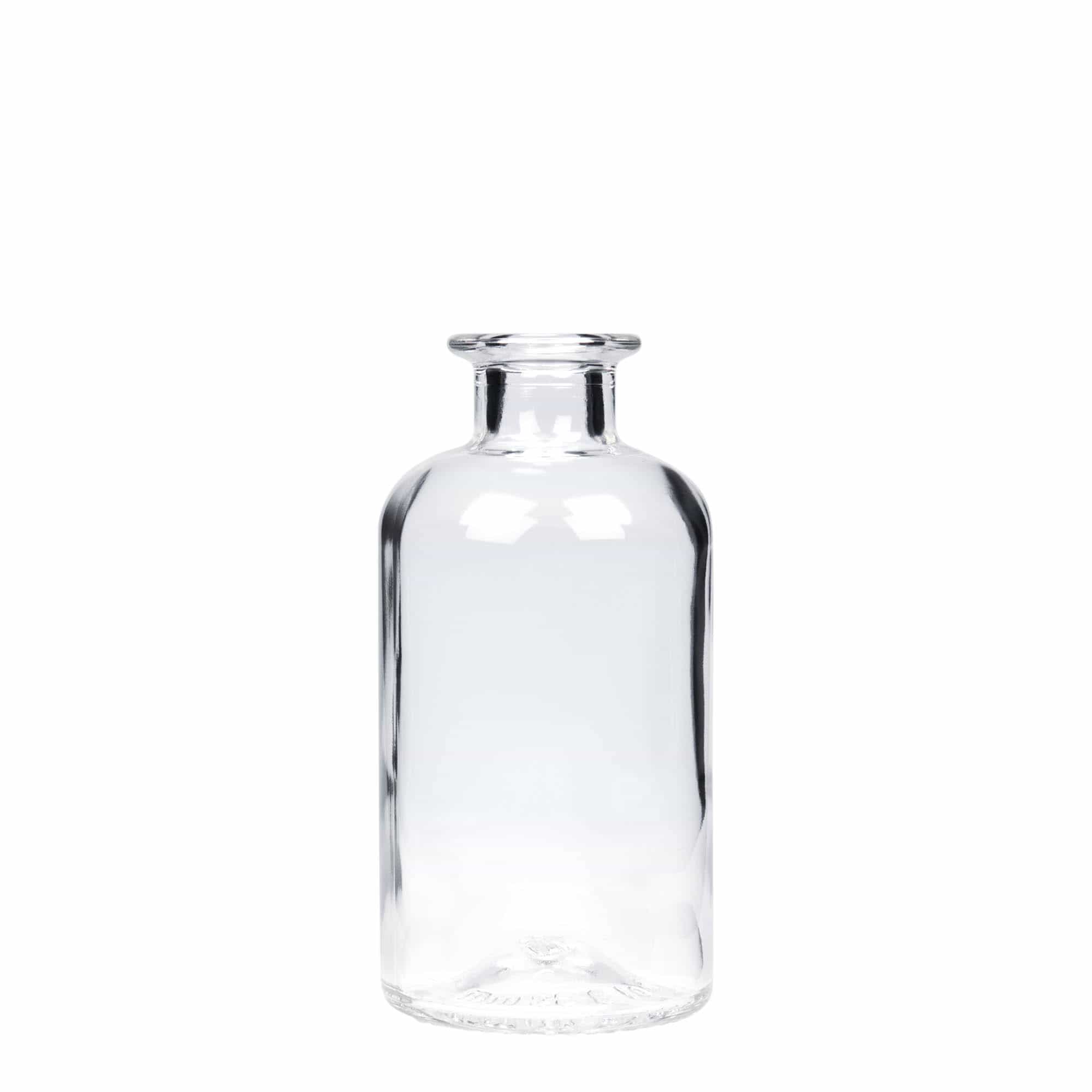 250 ml Garrafa de vidro farmacêutica, boca: Cortiça 250 ml Garrafa de vidro farmacêutica, boca: Cortiça