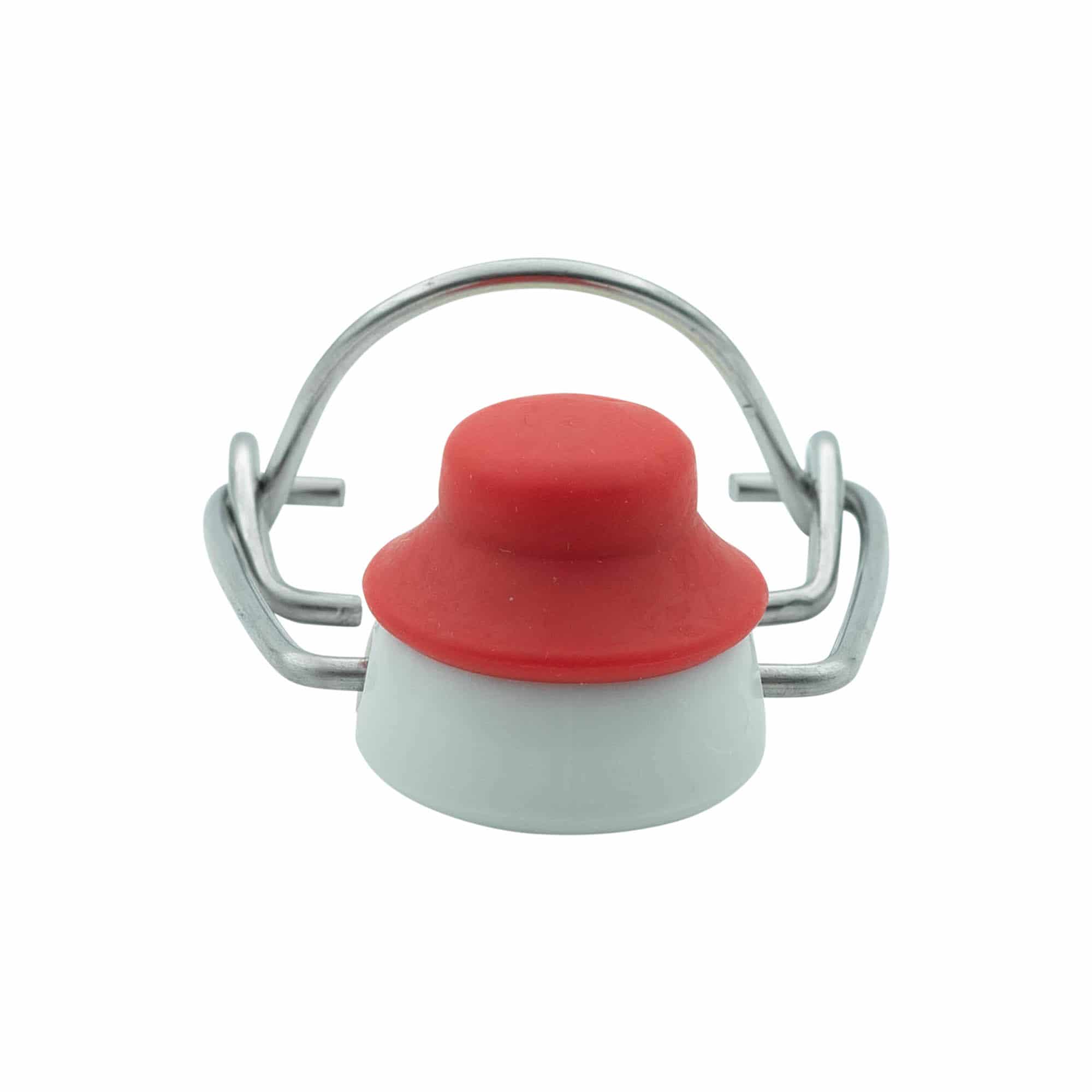 Tampa mecânica especial, plástico, vermelho-branco