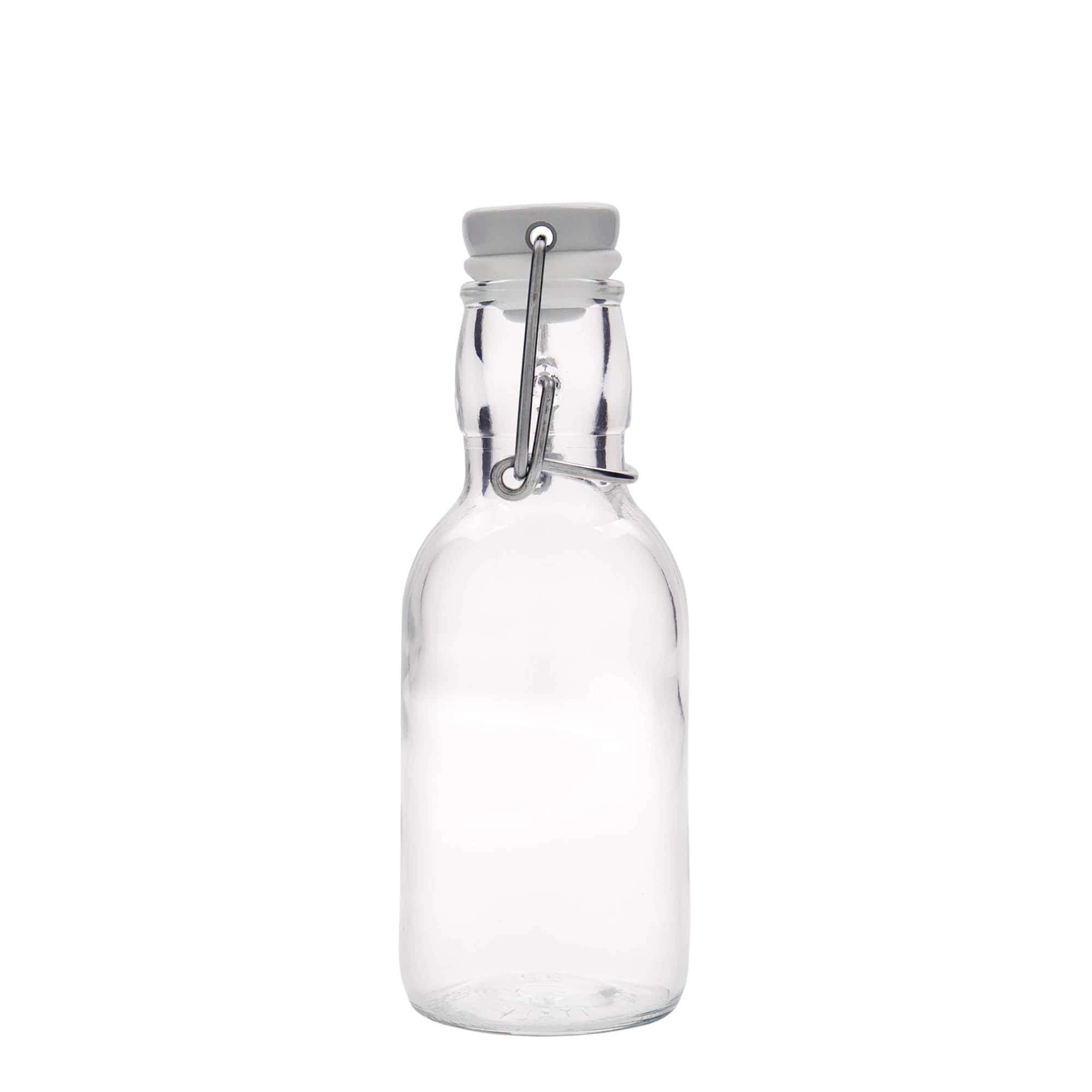Frasco de vidro de 250 ml 'Emilia', boca: fecho de mola