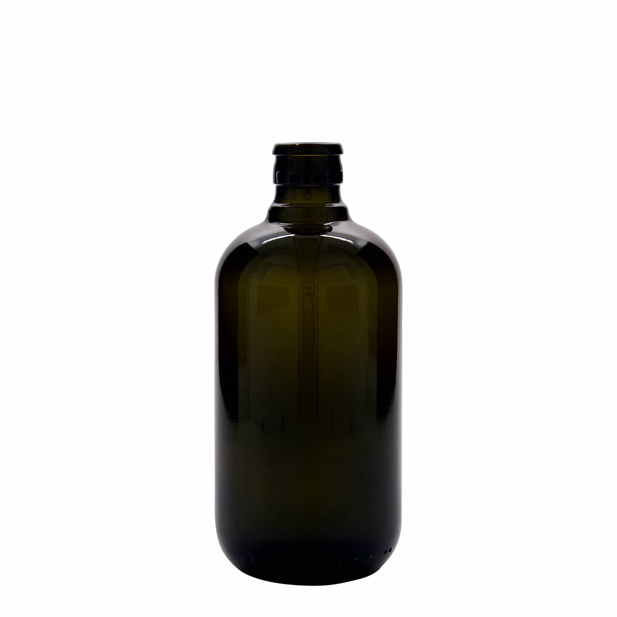 500 ml Garrafa para azeite e vinagre 'Biolio', vidro verde antigo, boca: DOP 500 ml Garrafa para azeite e vinagre 'Biolio', vidro verde antigo, boca: DOP