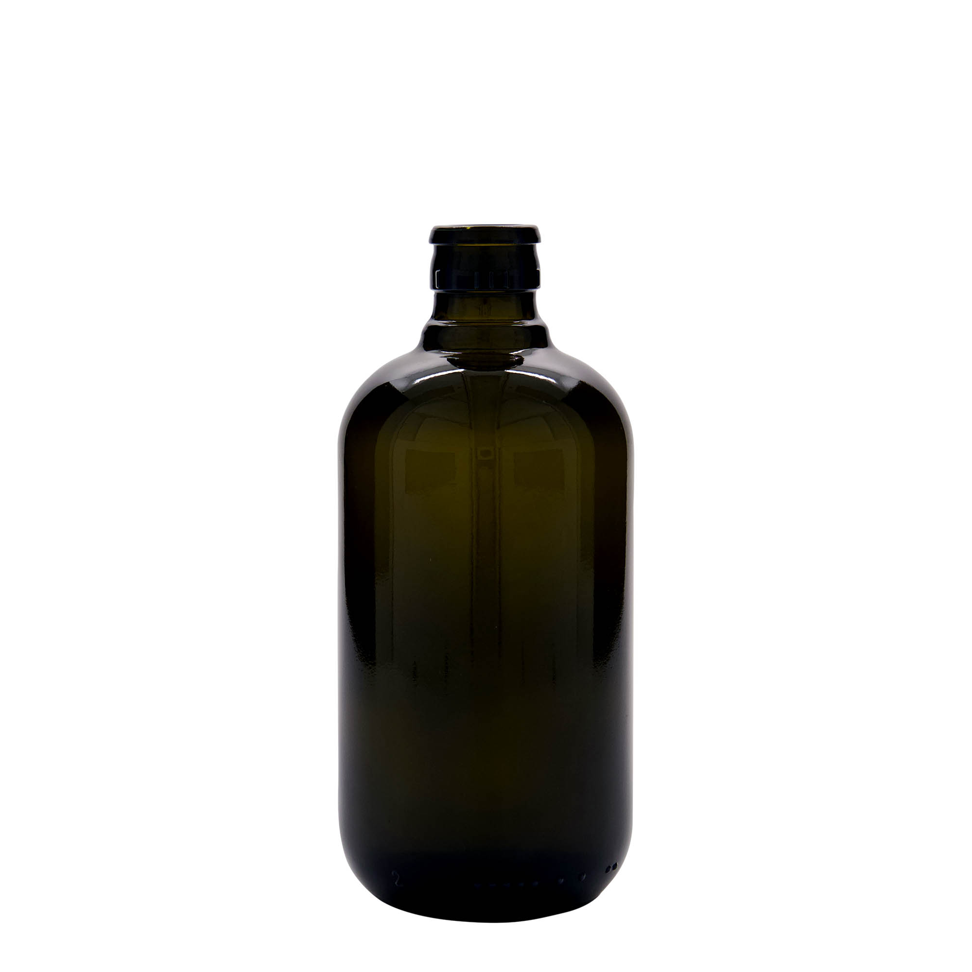 Frasco de vinagre/azeite 'Biolio' 500 ml, vidro verde antigo, bocal: DOP Frasco de vinagre/azeite 'Biolio' 500 ml, vidro verde antigo, bocal: DOP