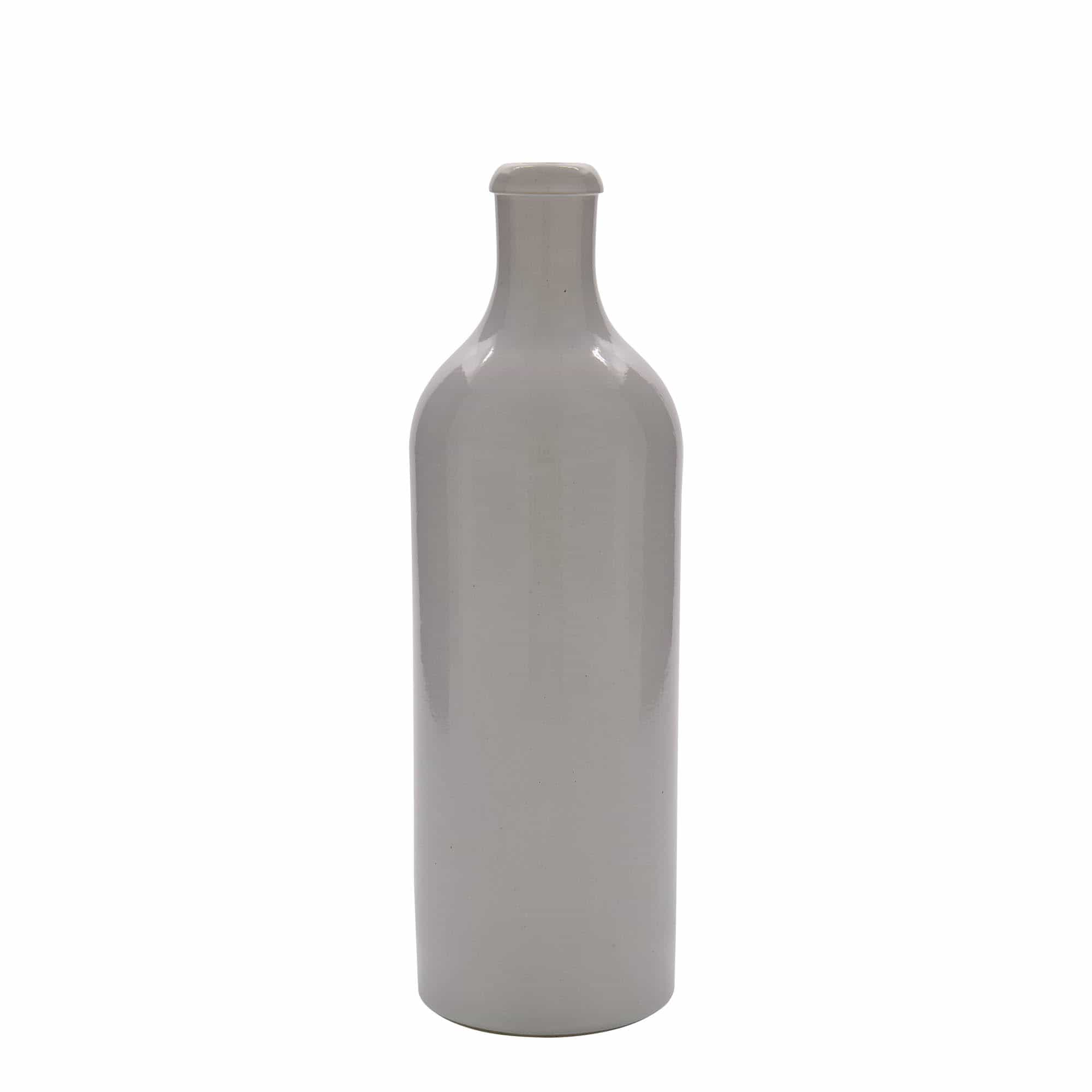 750 ml Jarro de barro, grés, branco, boca: Cortiça 750 ml Jarro de barro, grés, branco, boca: Cortiça