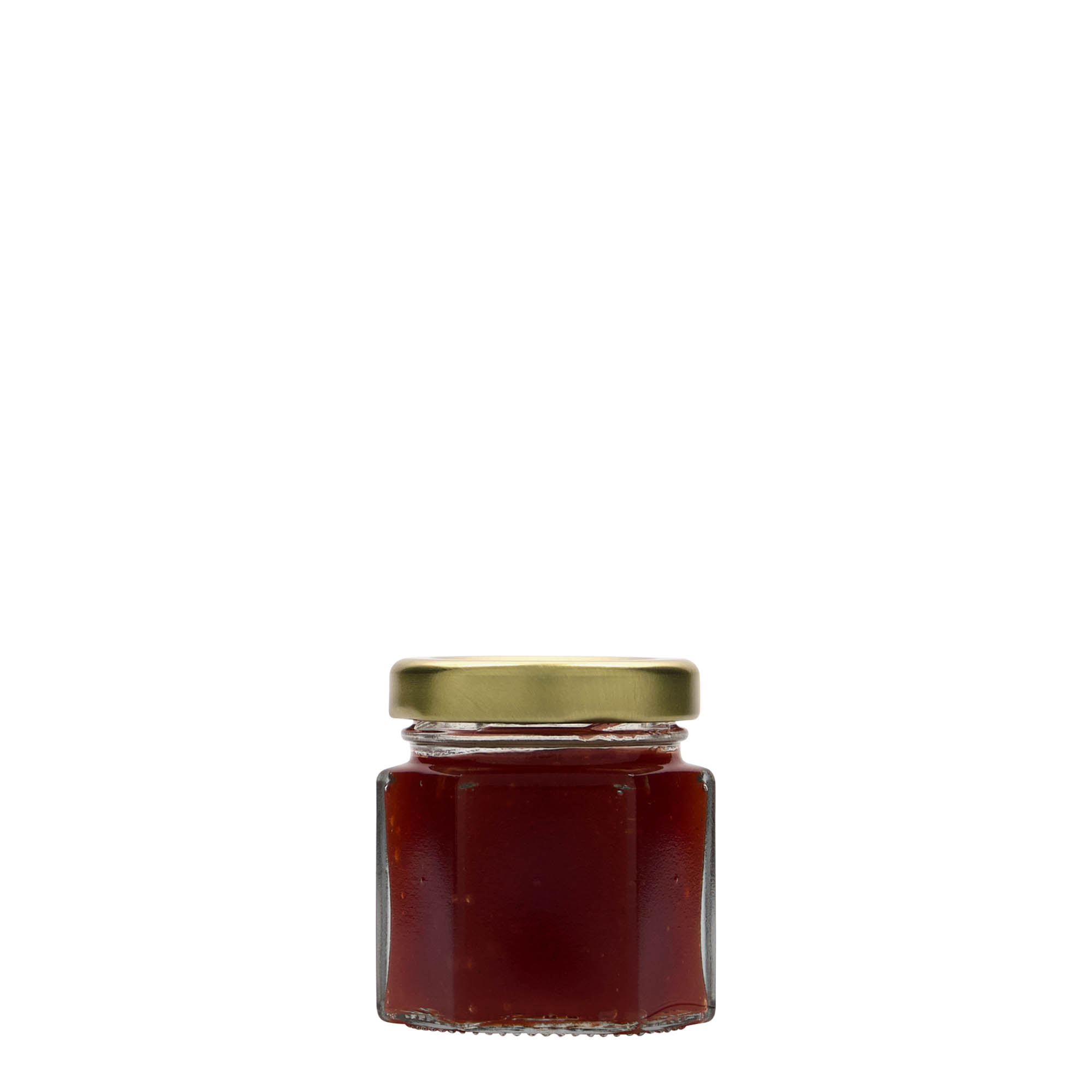 47 ml frasco hexagonal, boca: Twist-Off (TO 43) 47 ml frasco hexagonal, boca: Twist-Off (TO 43)