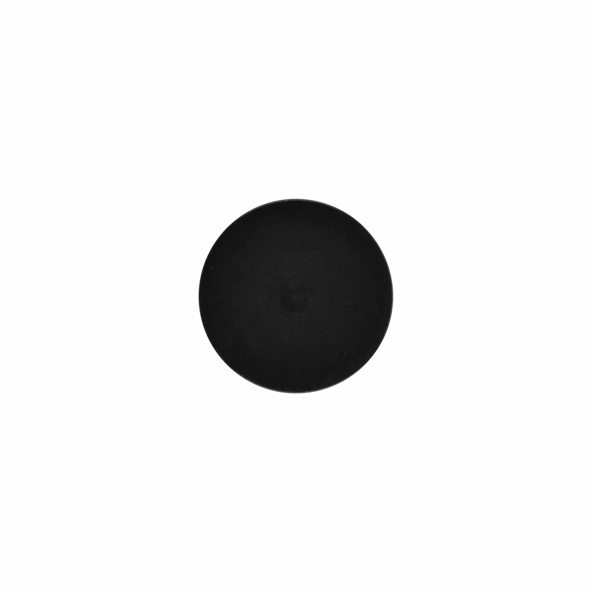 Tampa de rosca para 30 ml 'Antonella', plástico PP, preto