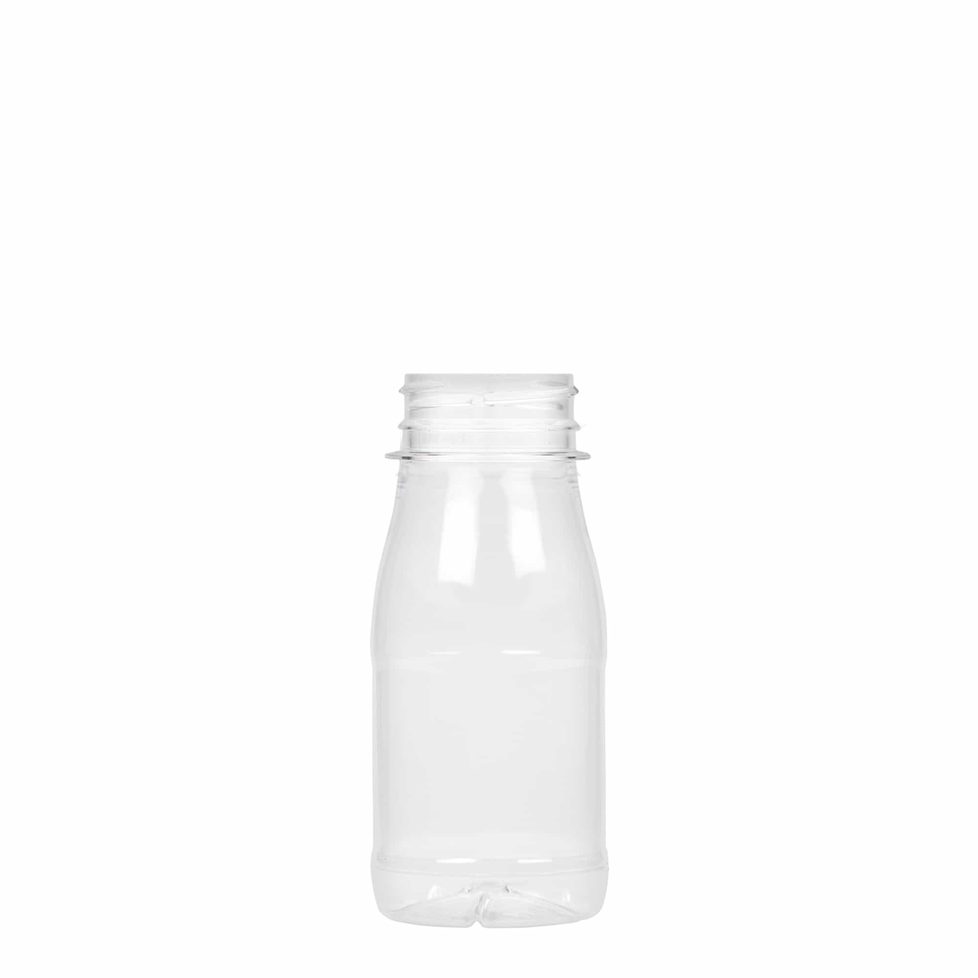 Garrafa PET de 150 ml 'Leite e Sumo', plástico, boca: 38 mm