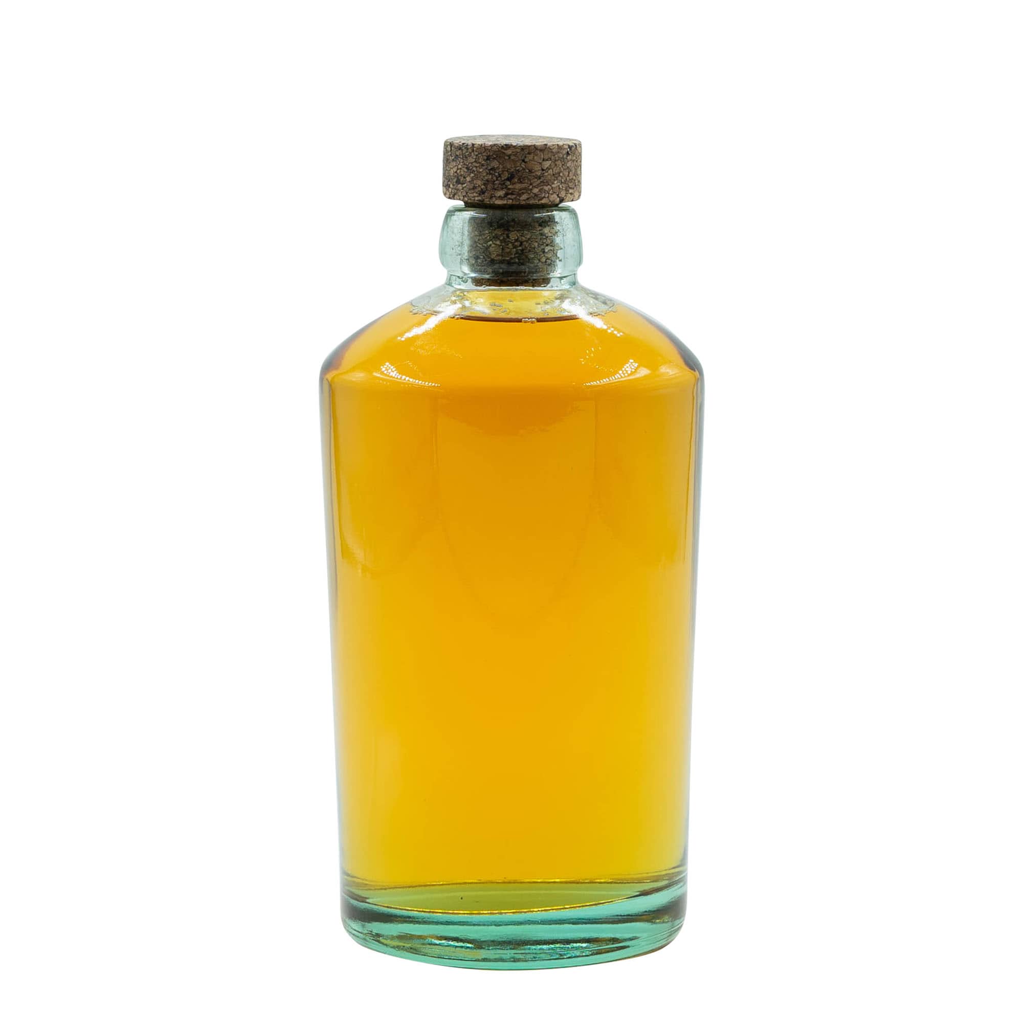 Garrafa de vidro de 700 ml 'Barrel', Boca: Cortiça
