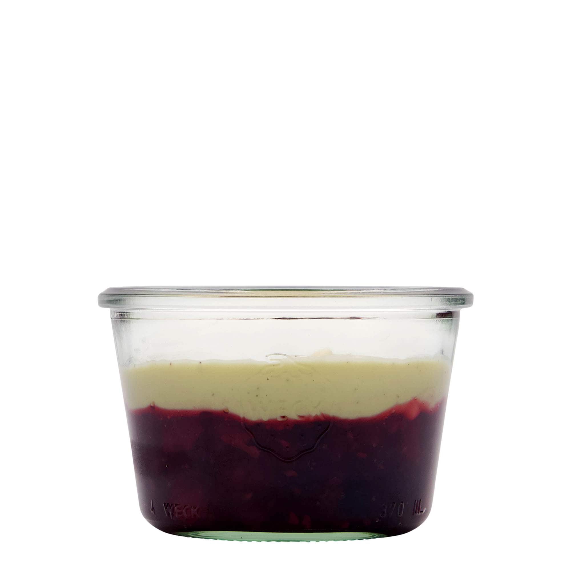 370 ml frasco WECK, boca: borda redonda