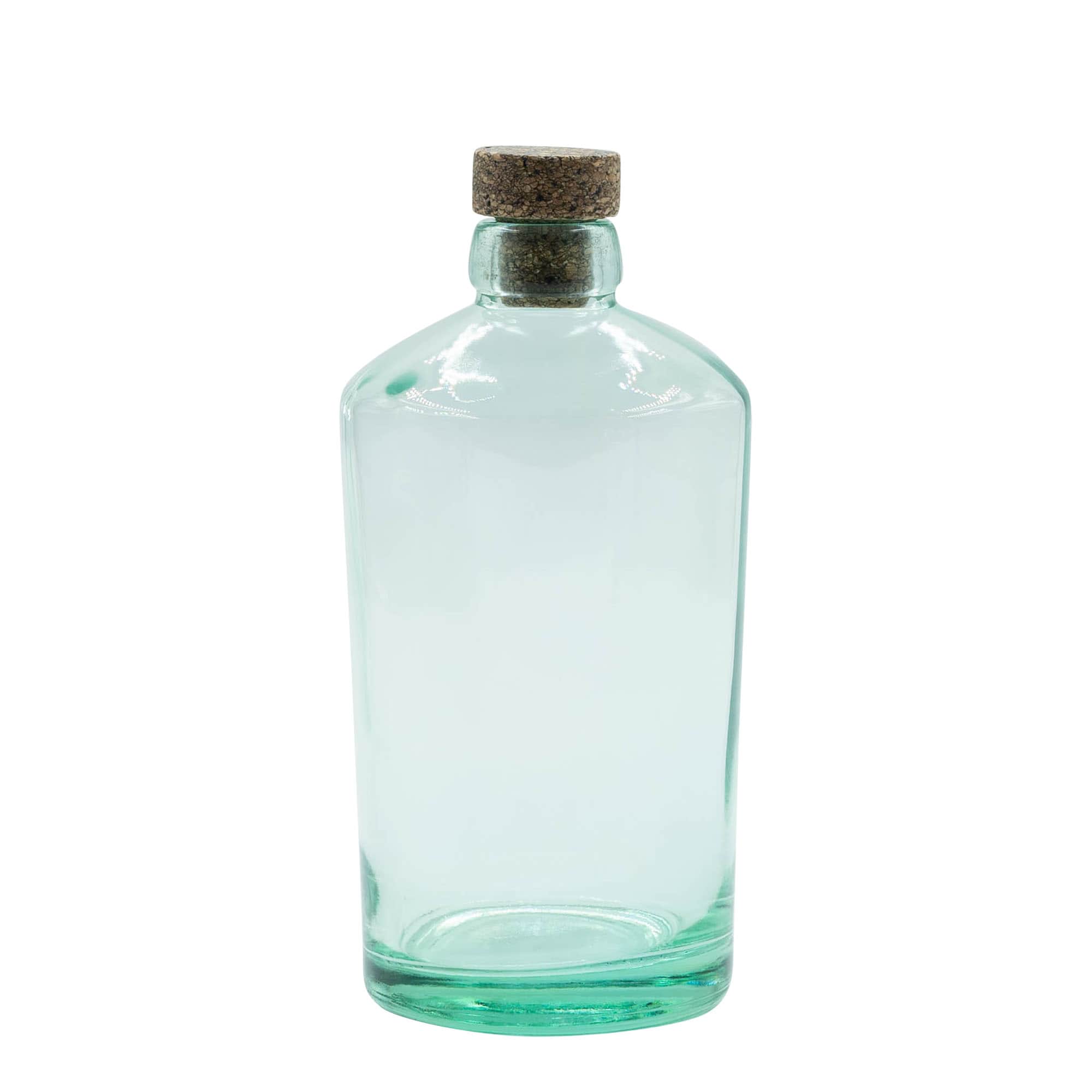Garrafa de vidro de 700 ml 'Barrel', Boca: Cortiça