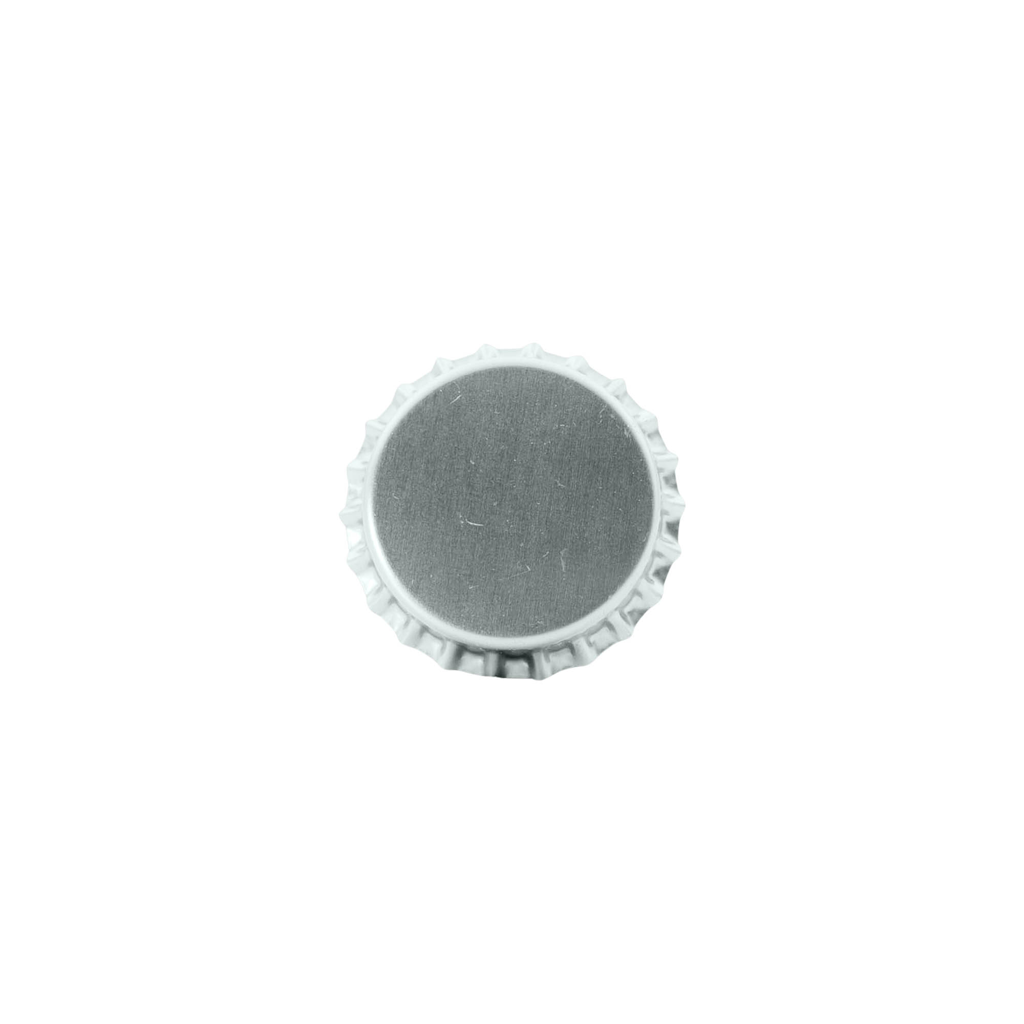 Tampas de garrafa 29 mm, metal, prateado Tampas de garrafa 29 mm, metal, prateado