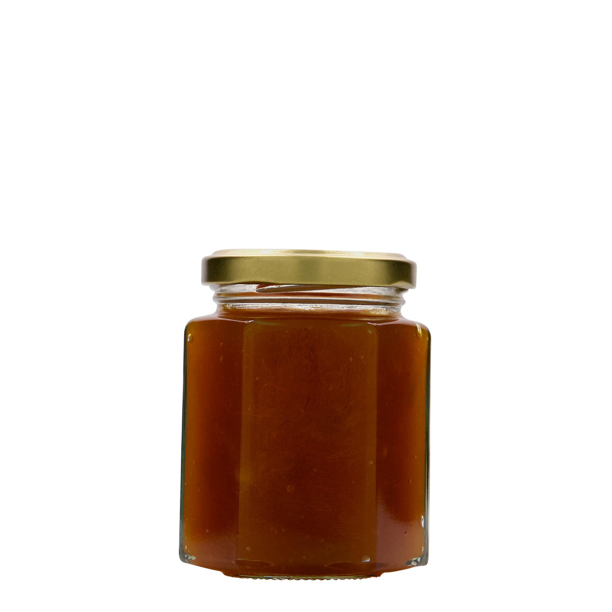 191 ml frasco hexagonal, boca: Twist-Off (TO 58) 191 ml frasco hexagonal, boca: Twist-Off (TO 58)