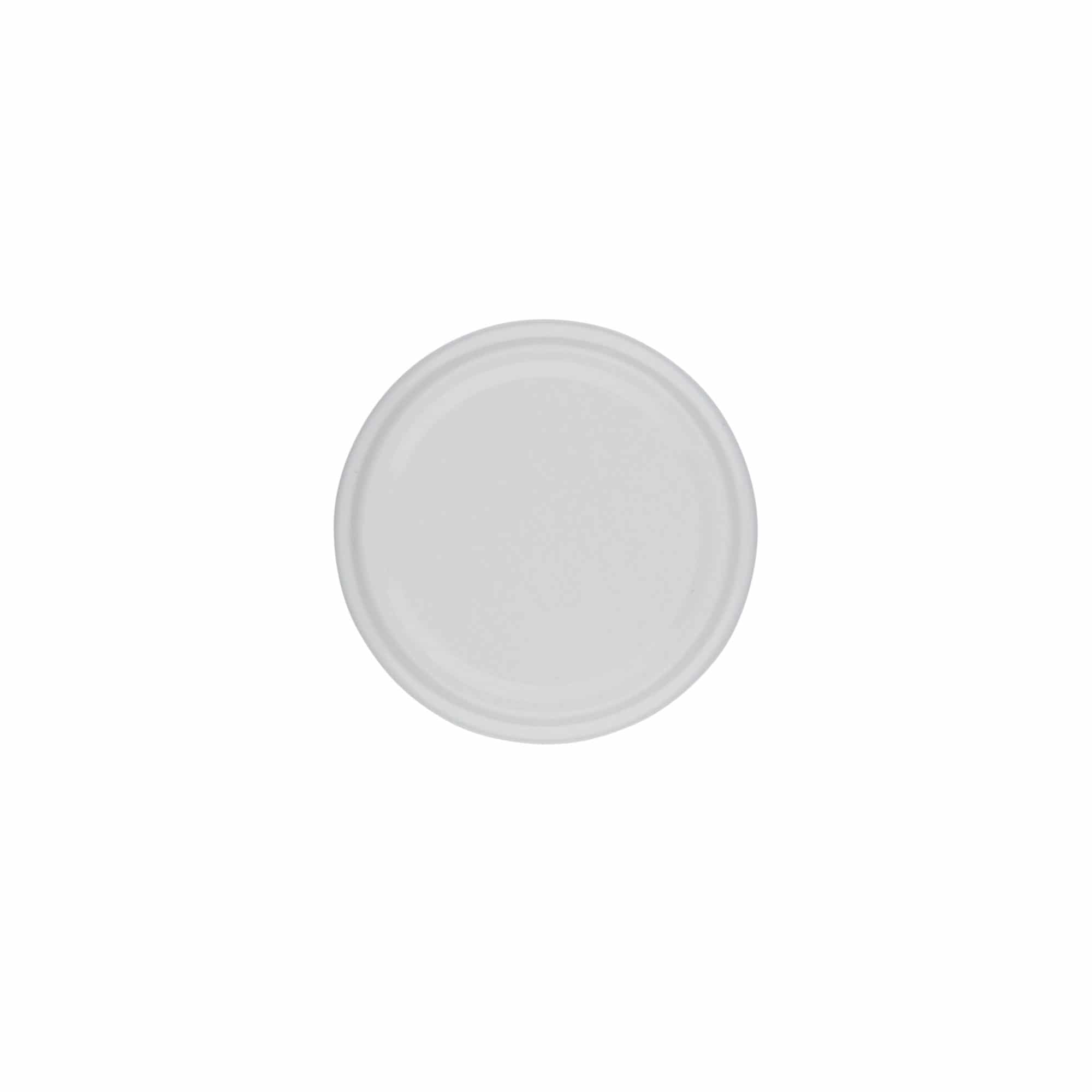 Tampa Twist-Off, folha de flandres, branco, para boca: TO 58